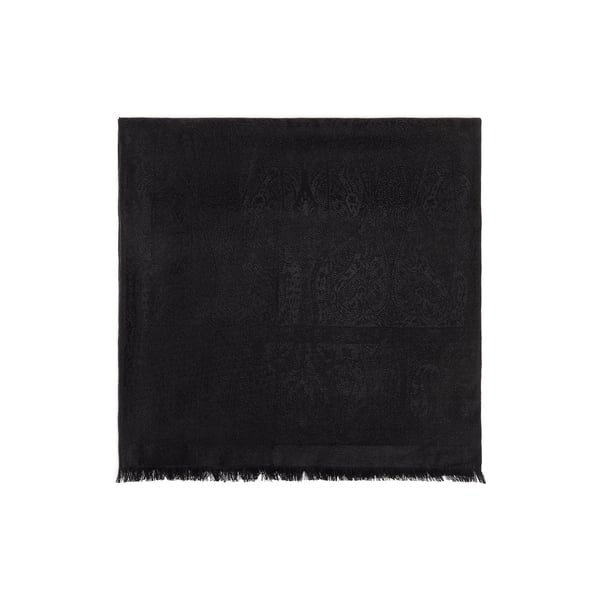 Etole jacquard Palma en laine et soie Etole jacquard Palma en laine et soie