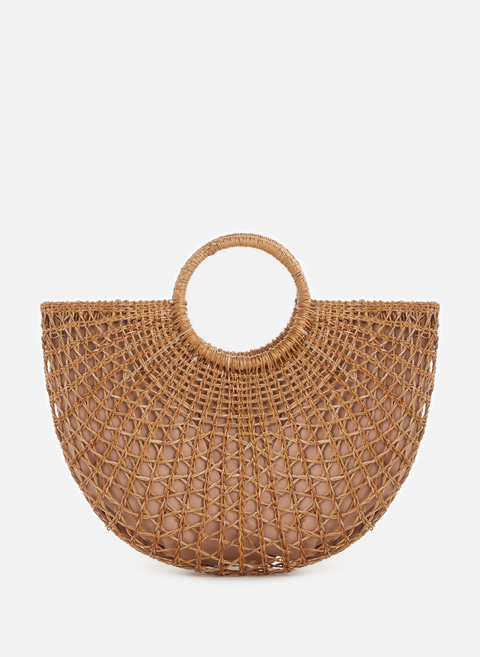 Beige straw handbagSAISON 1865 