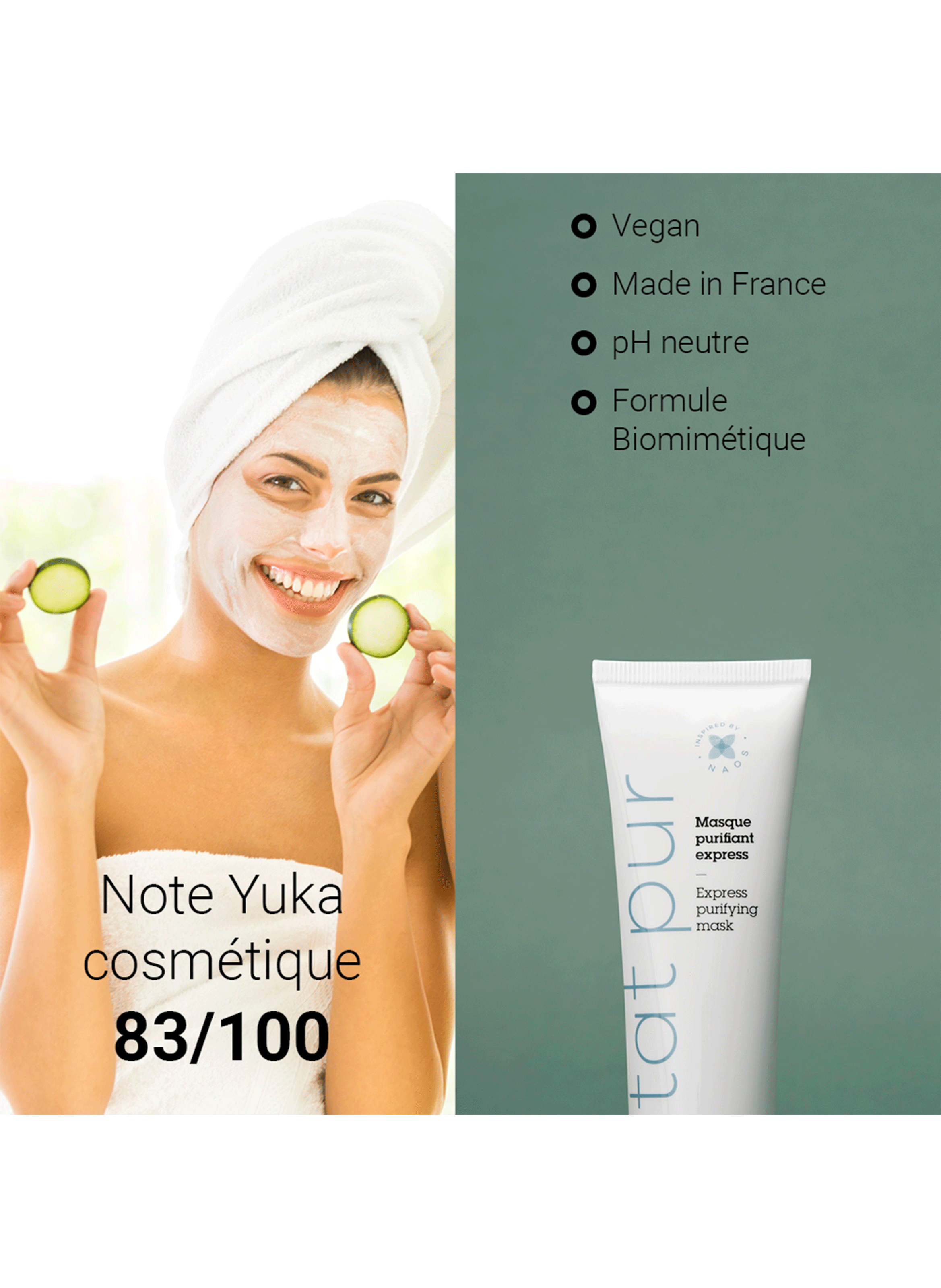 Le masque purifiant express ETAT PUR No color