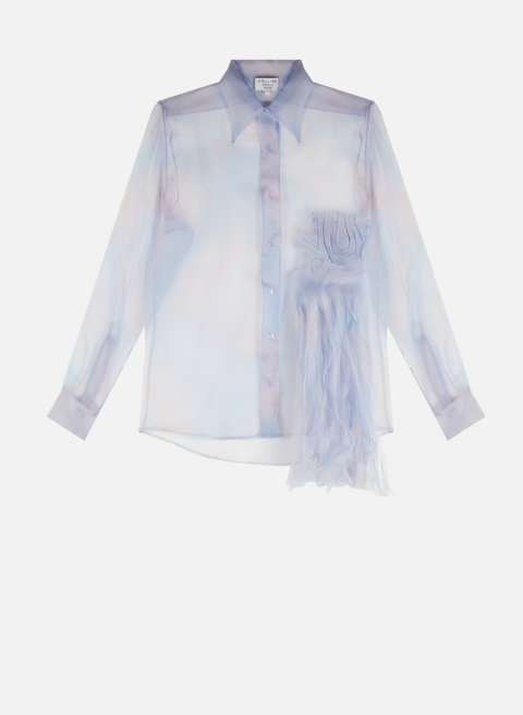 Transparent silk shirt MulticolorCOLLINA STRADA 