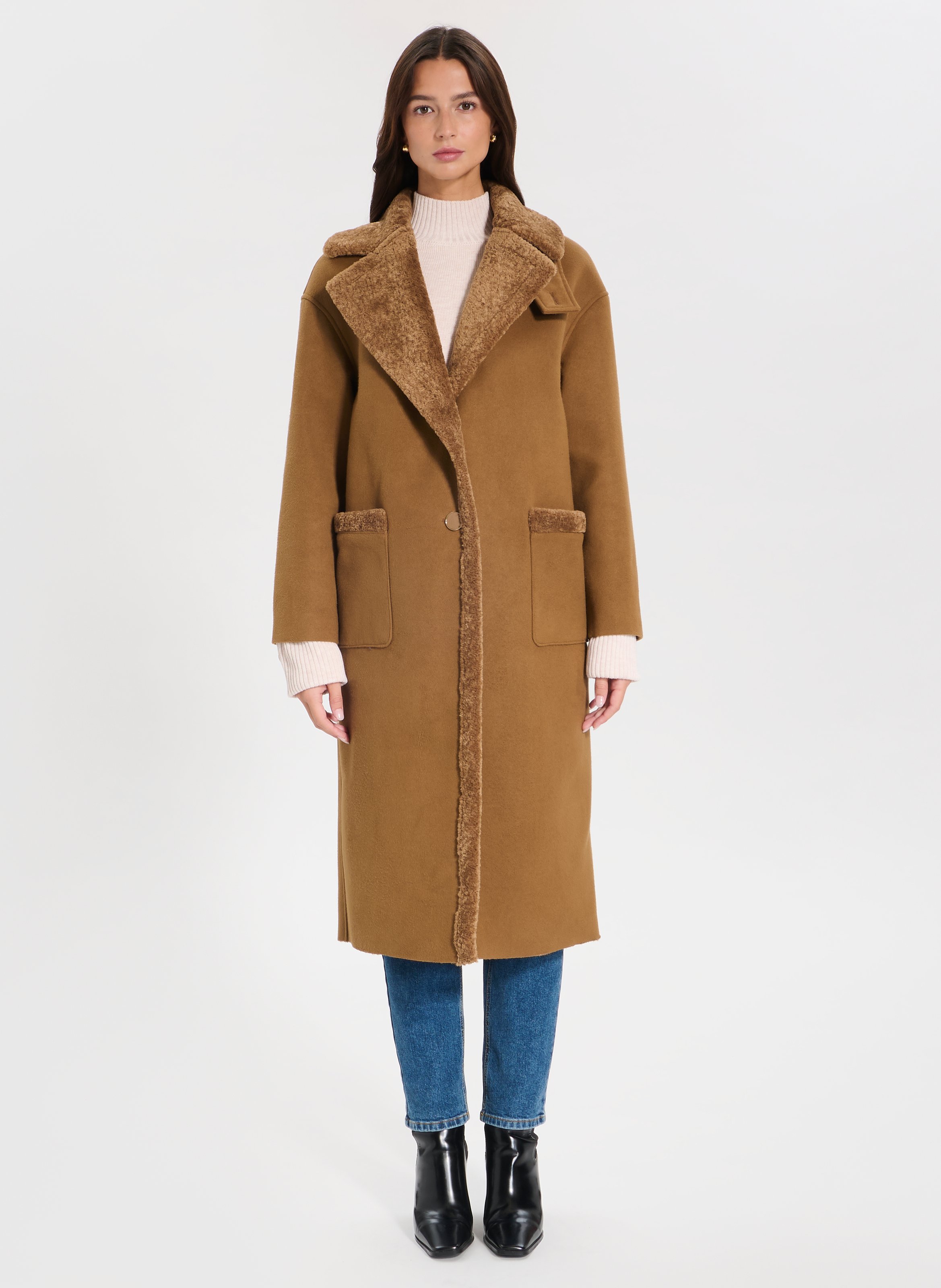 Manteau  myrthe ZAPA Marron