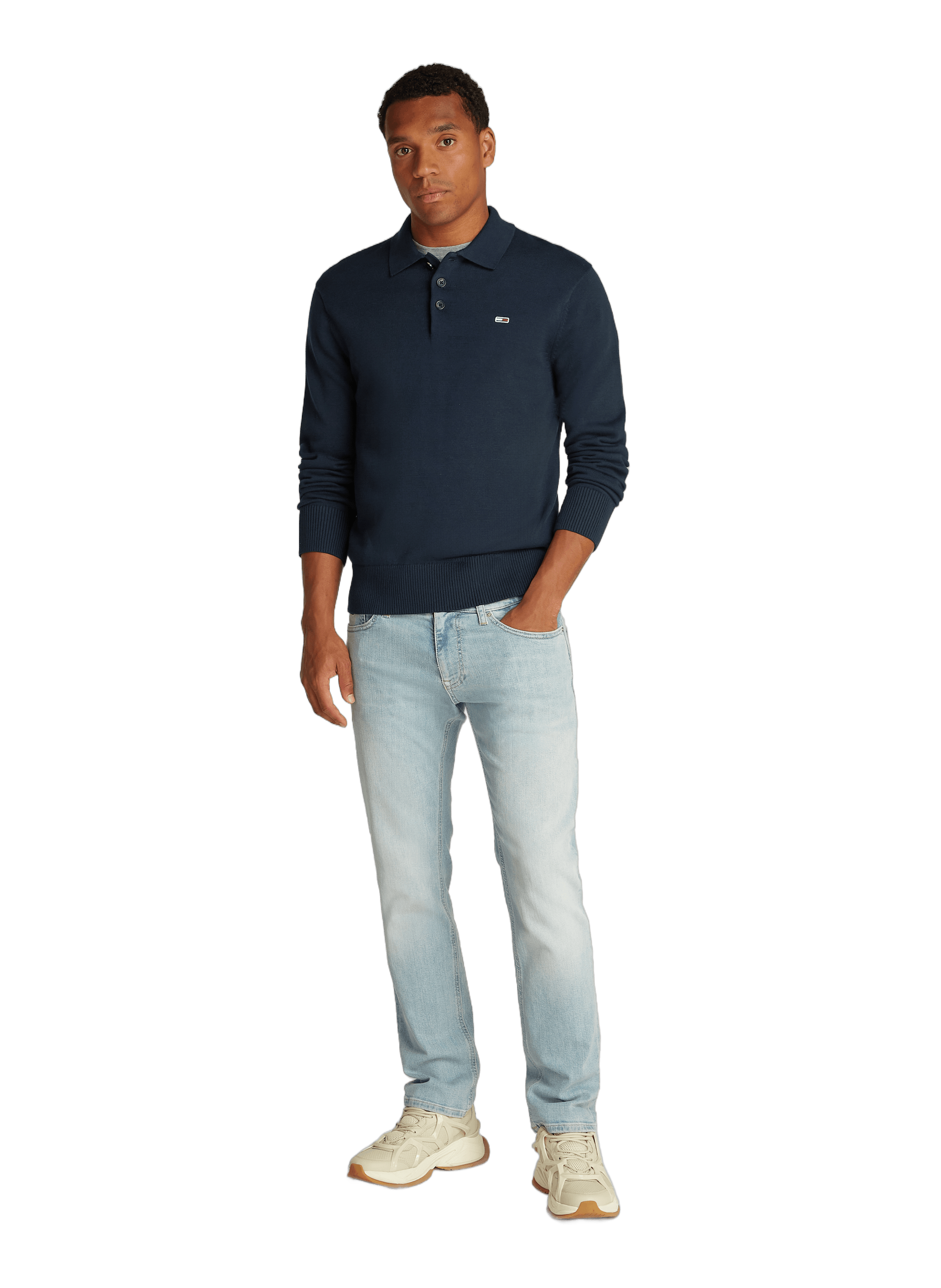 Long sleeve polo shirt TOMMY HILFIGER Blue