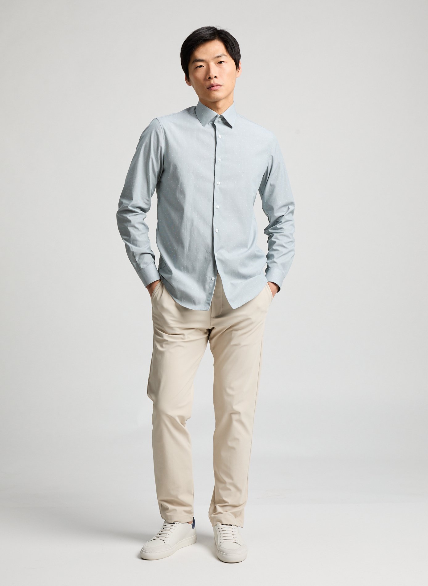 Chemise à pois  CALVIN KLEIN Vert