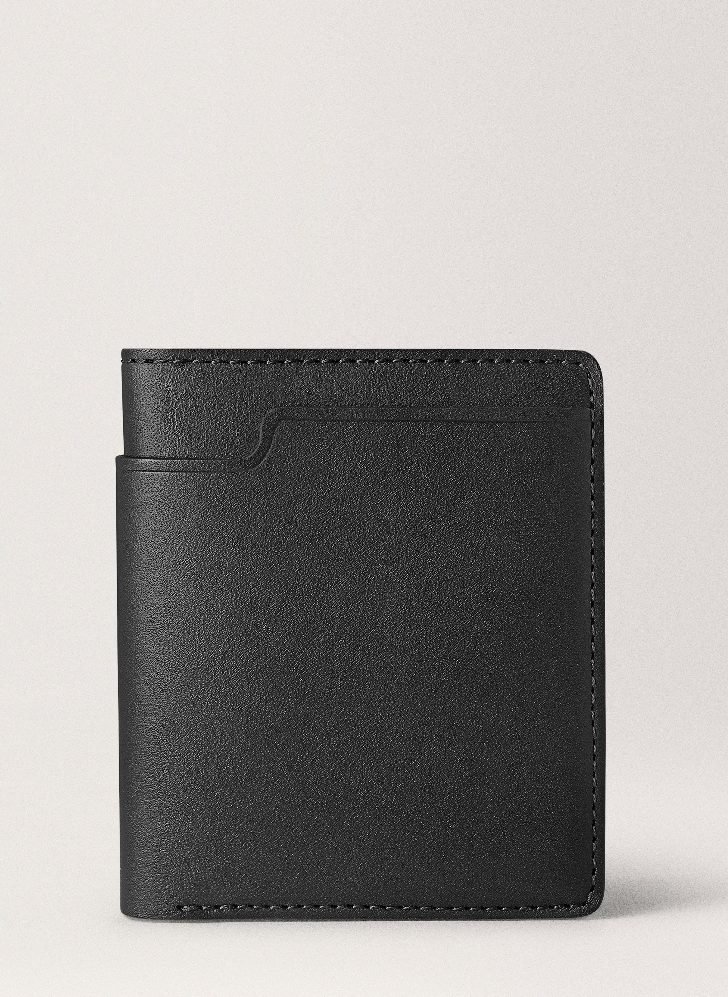 Portefeuille 'walden' en cuir vachetta CARL FRIEDRIK Noir