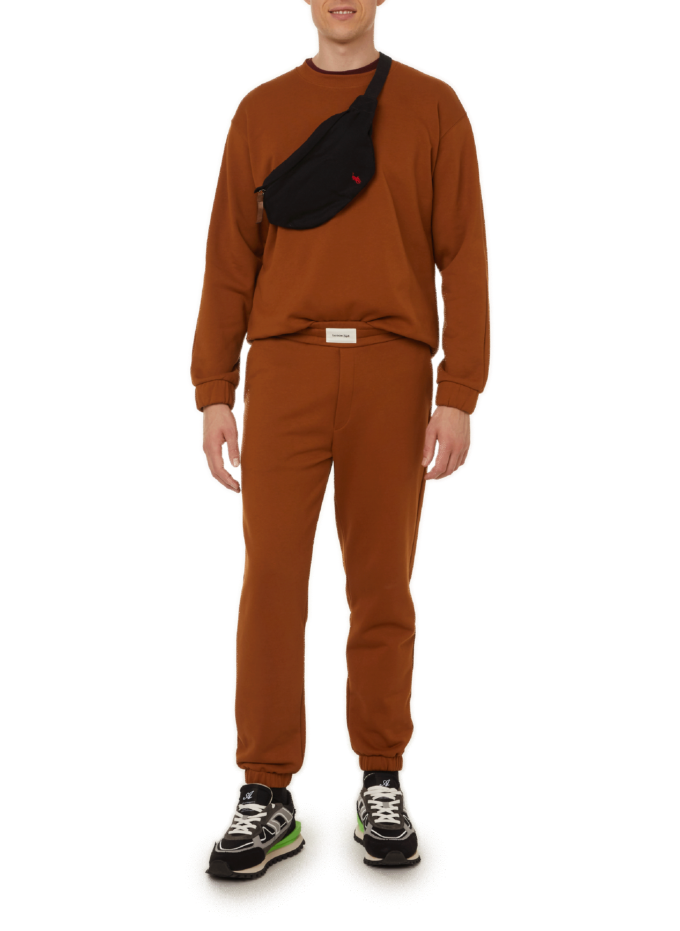 Sweatshirt en coton SAISON 1865 Marron