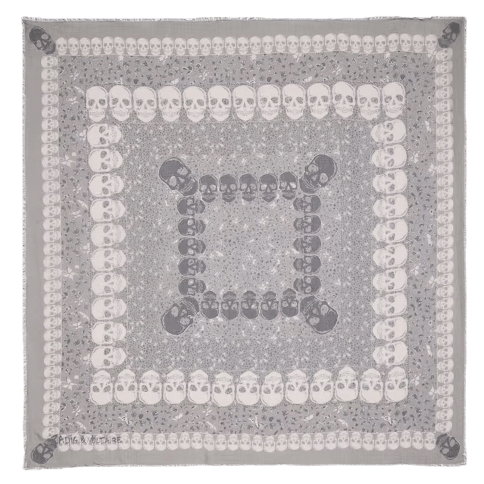 Foulard imprimé kerry ZADIG&VOLTAIRE Vert