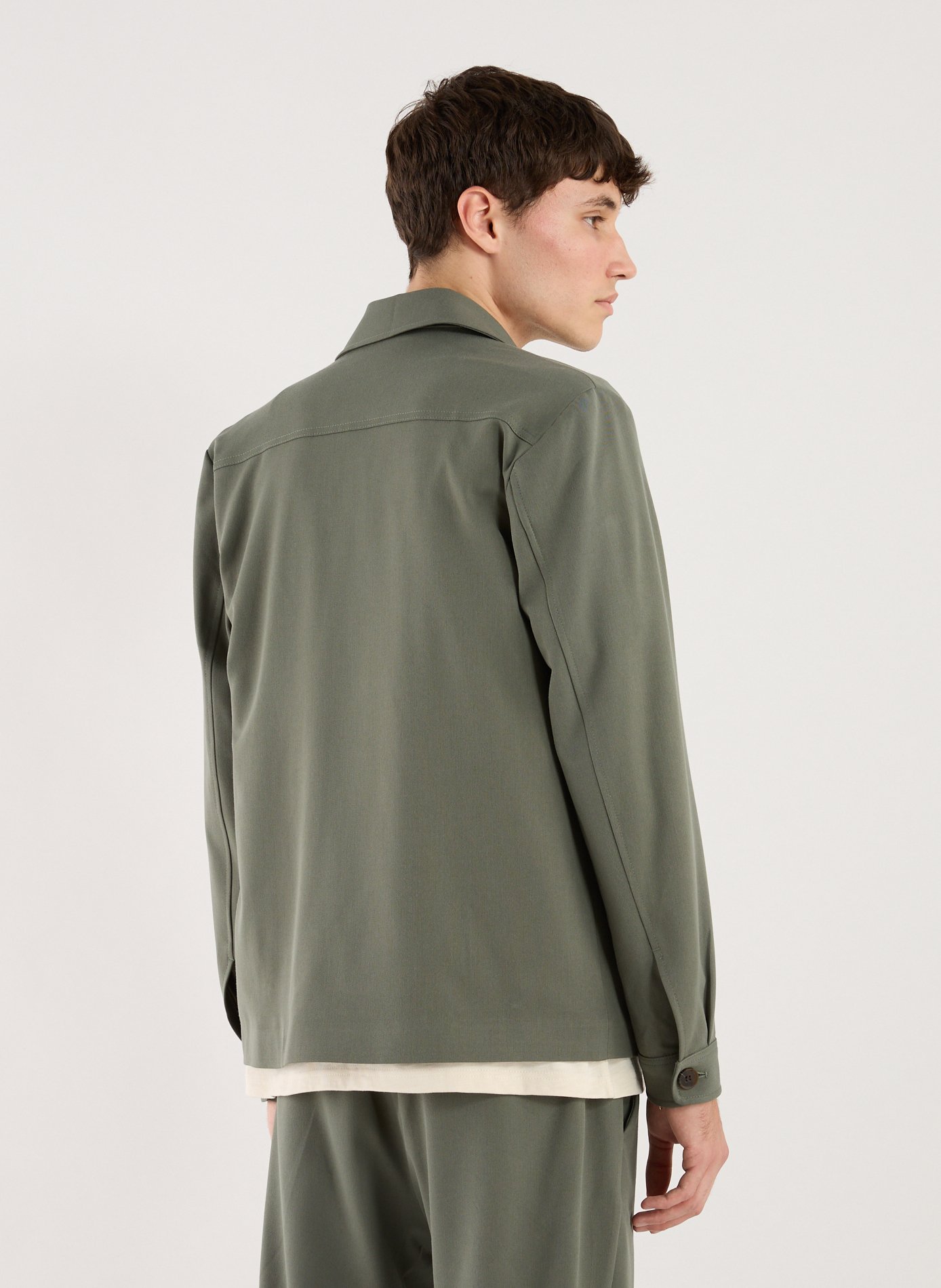 Veste chemise Marseille Hybrid LES DEUX Vert