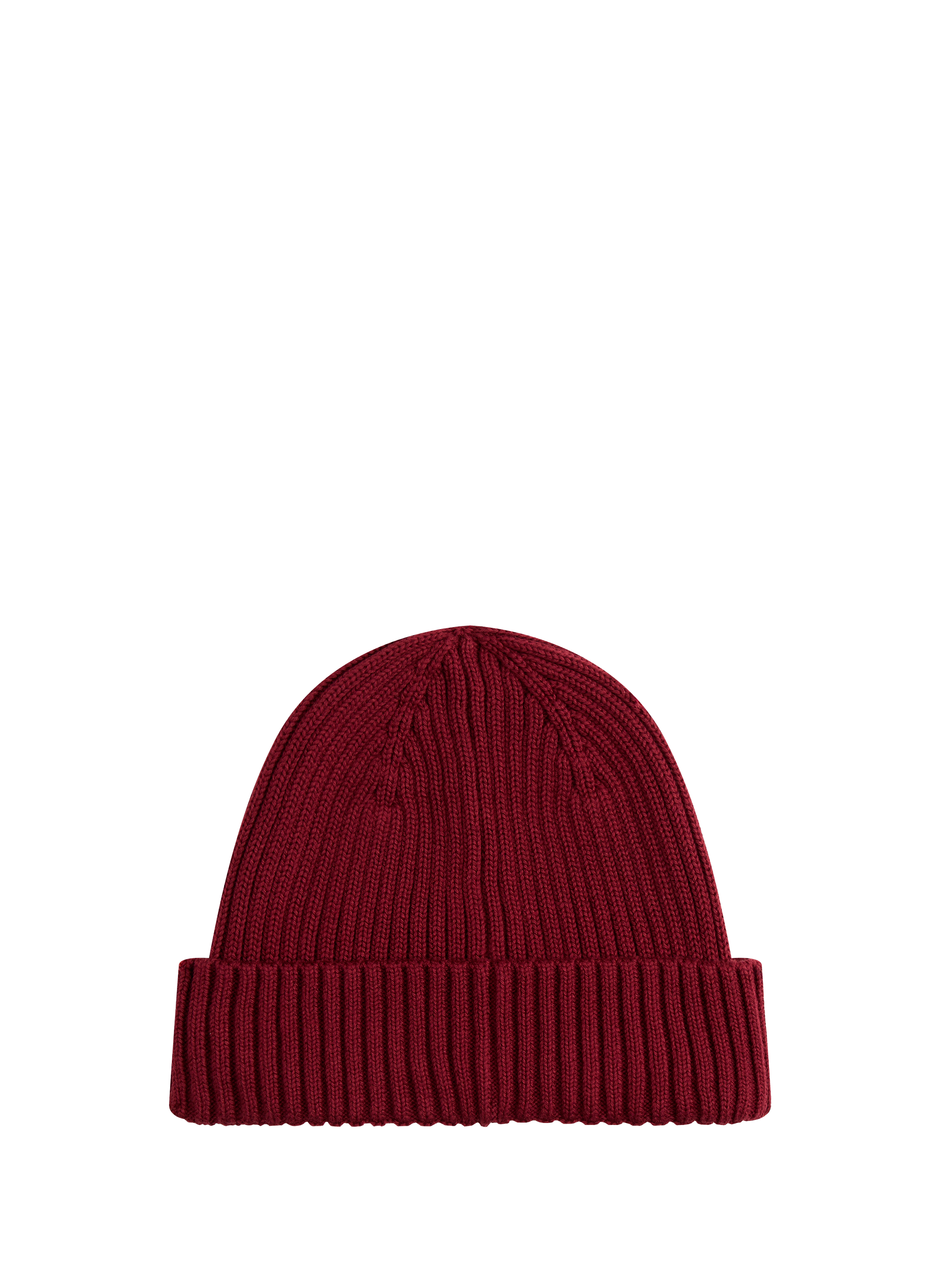 Heritage Ribbed Logo Beanie TOMMY HILFIGER Red