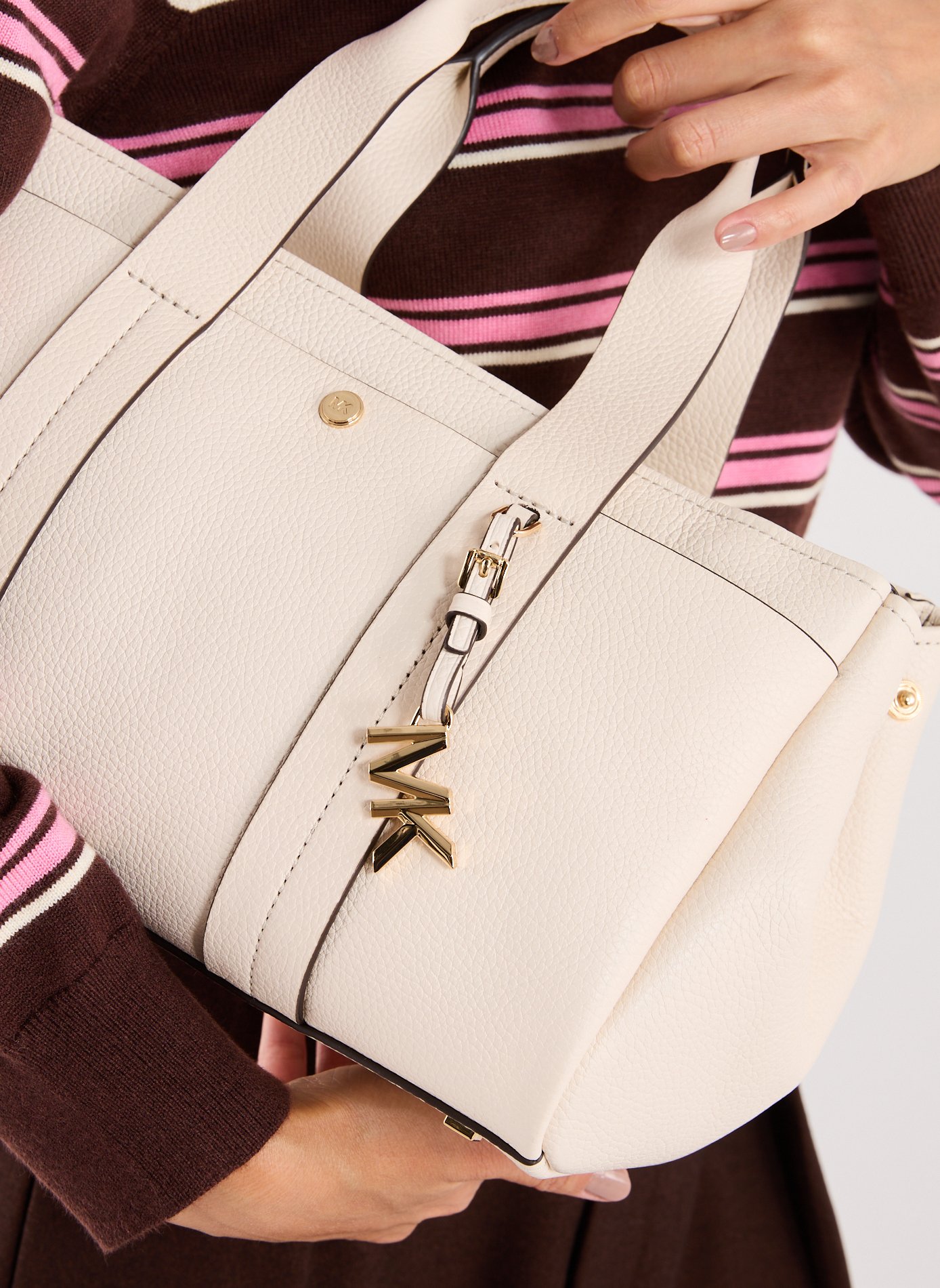 Romee leather handbag MICHAEL KORS White