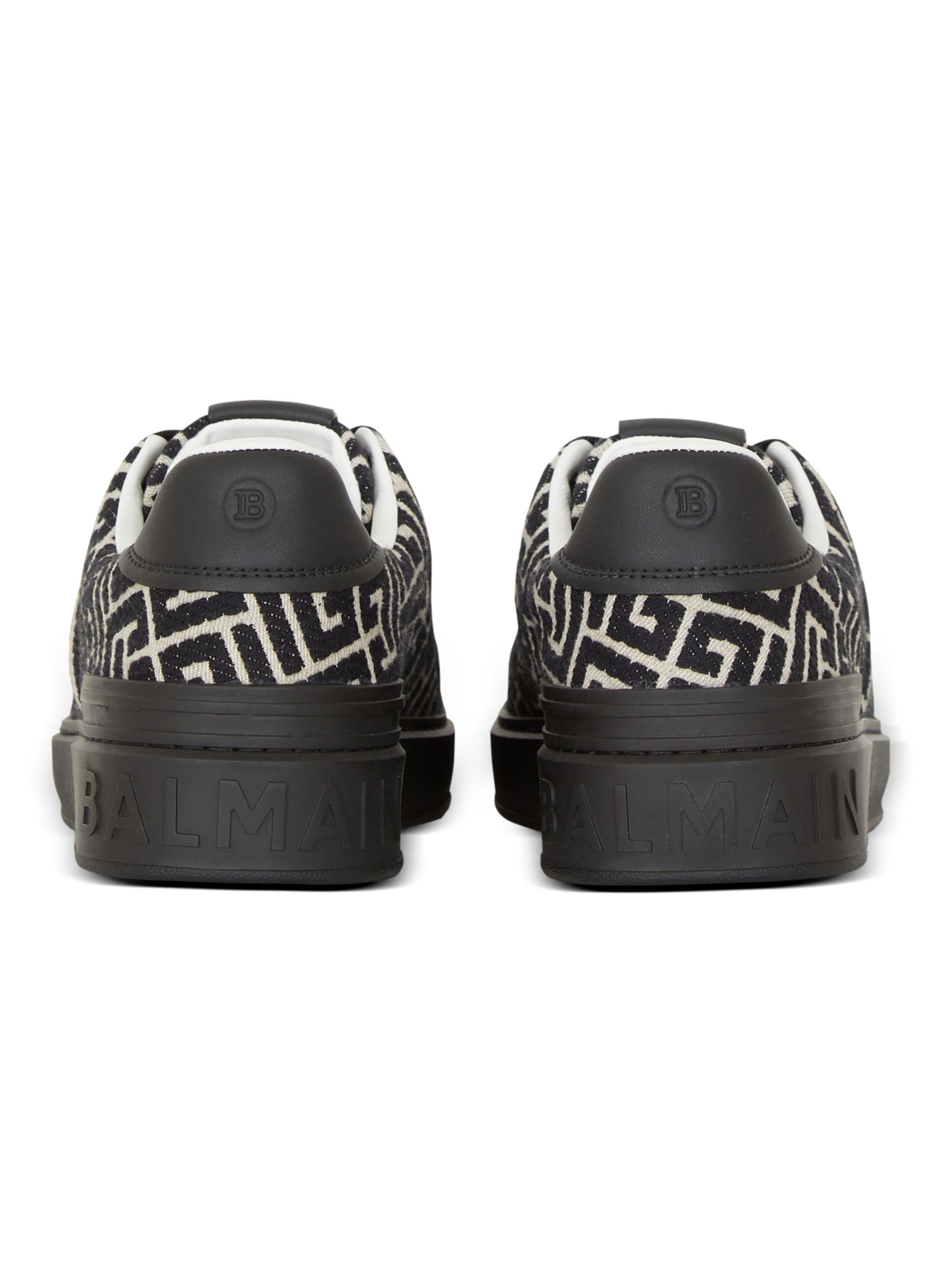 Baskets b-court en jacquard monogramme BALMAIN Noir