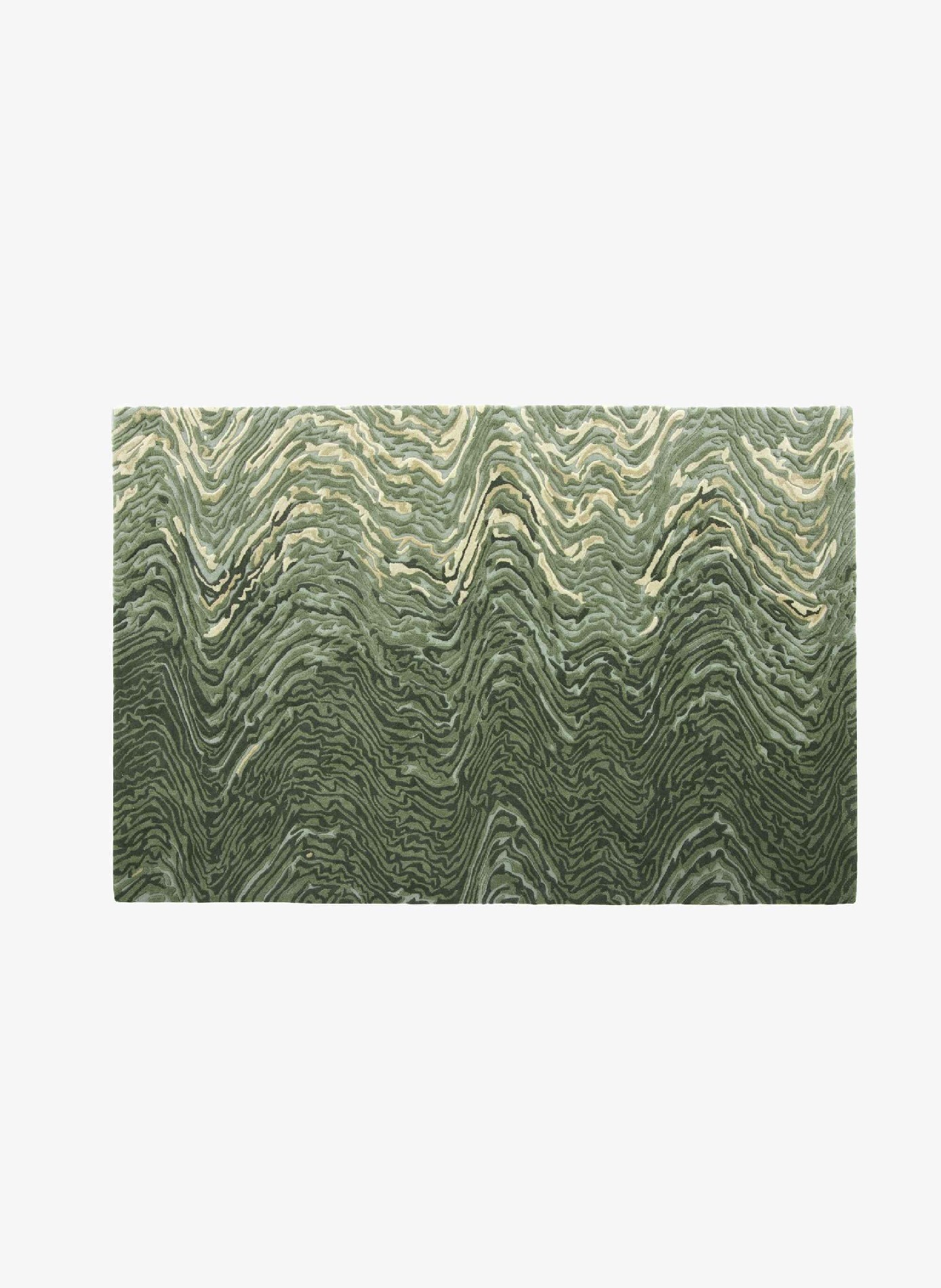 Tapis blur CINNA Vert