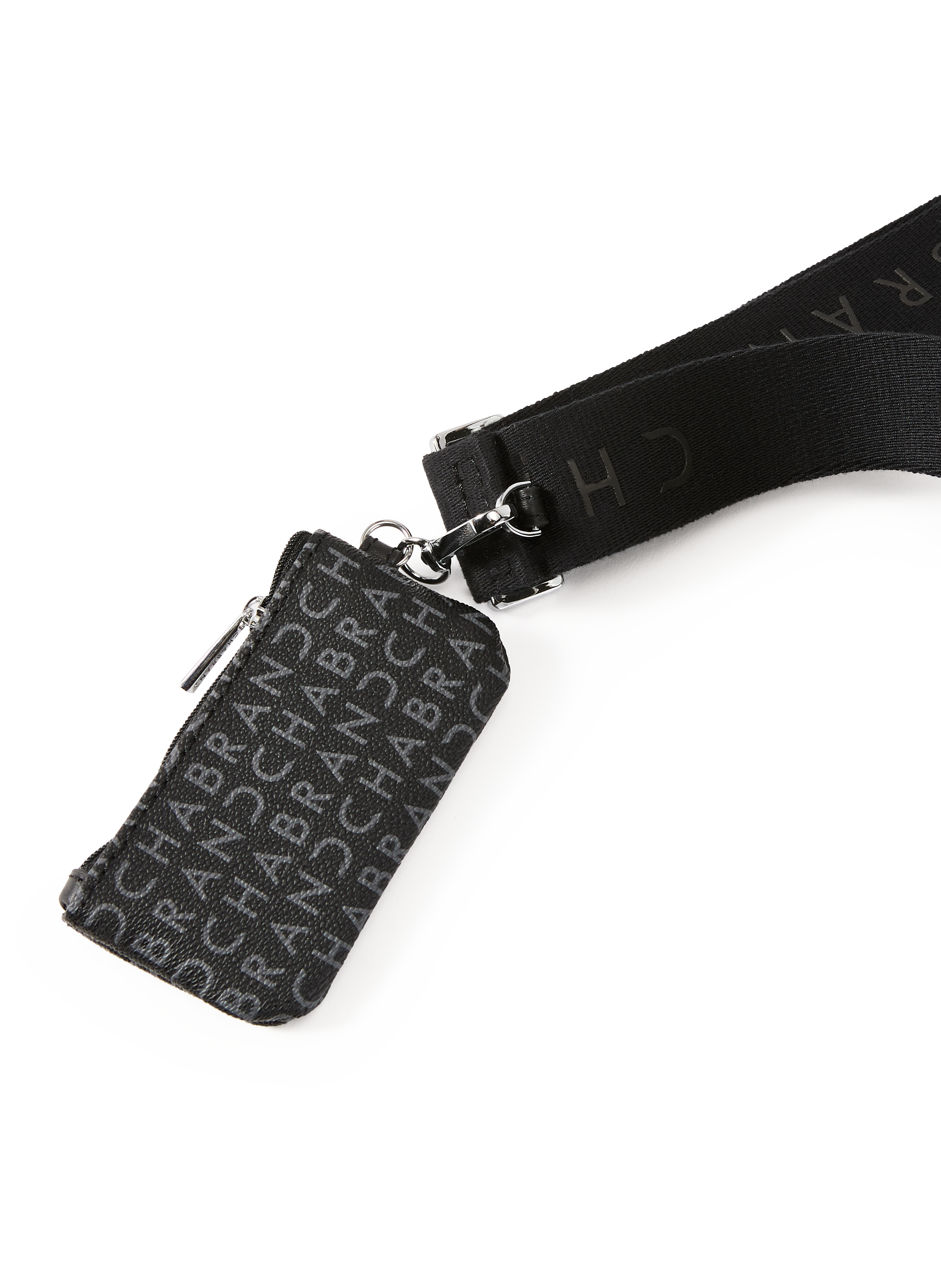 Mini logo-print crossbody bag CHABRAND Black