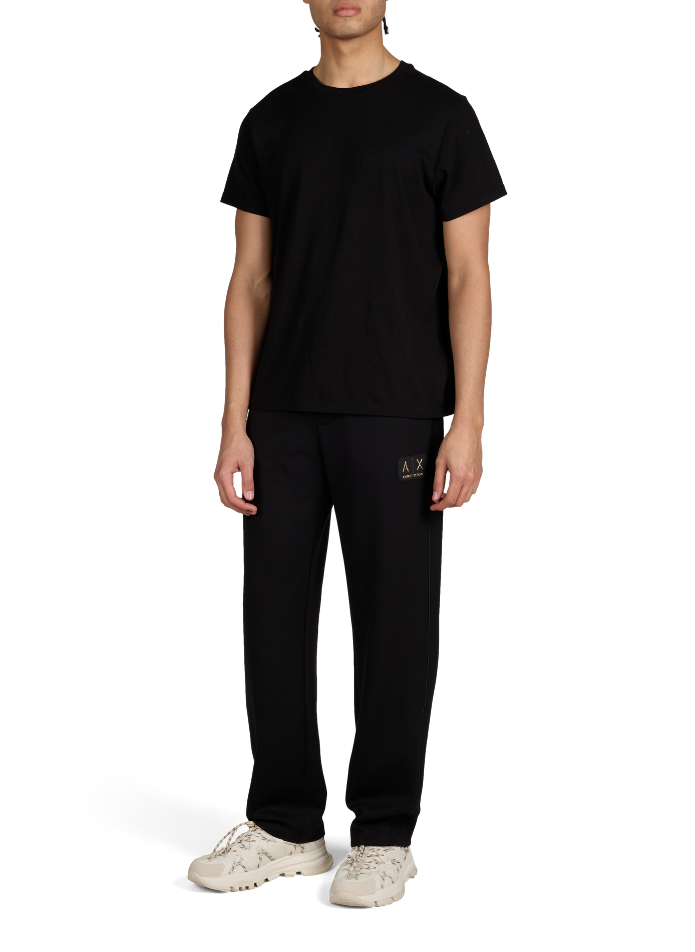 Pantalon de survêtement droit ARMANI EXCHANGE Noir