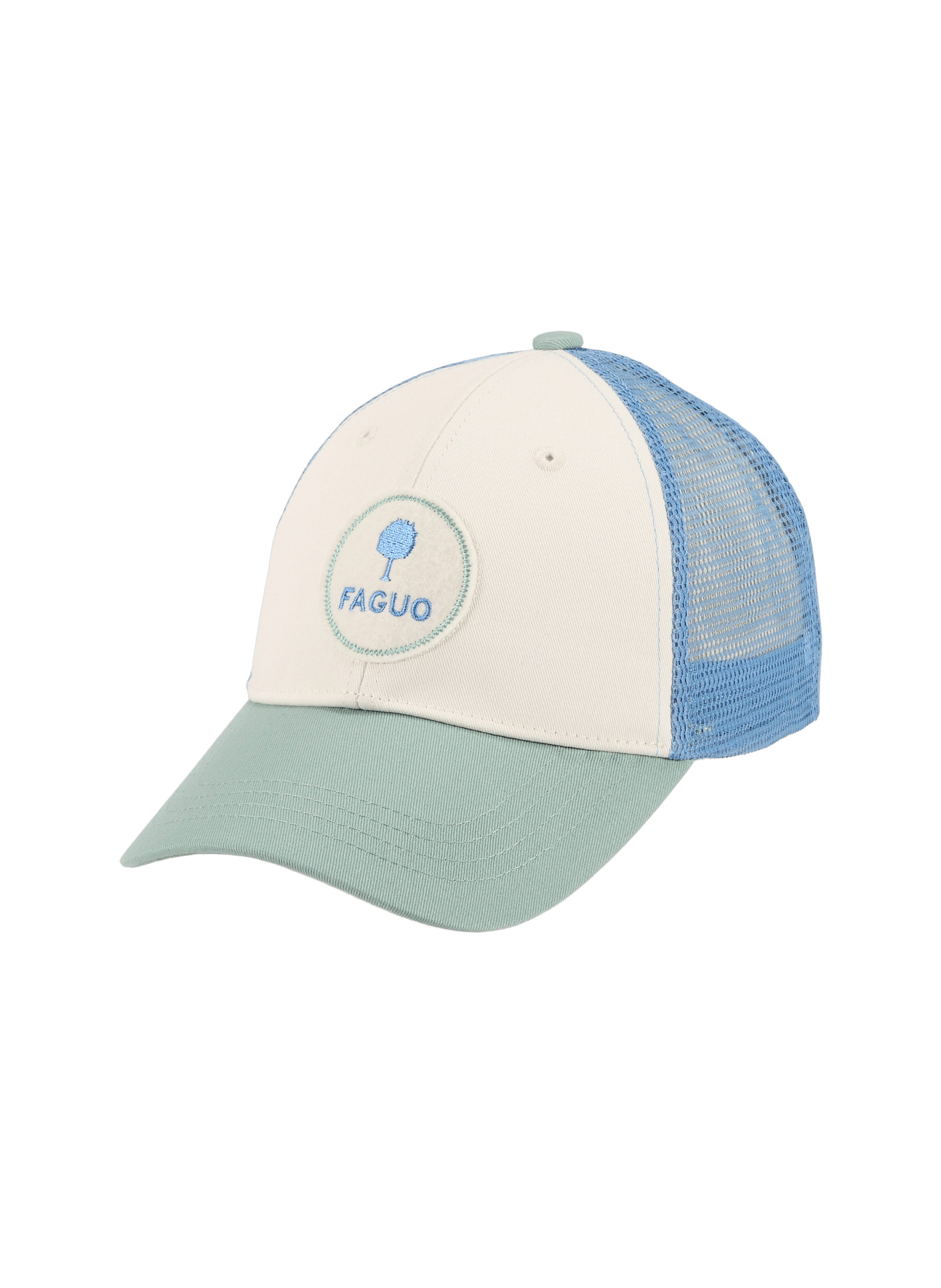Recycled cotton Trucker cap FAGUO Multicolour