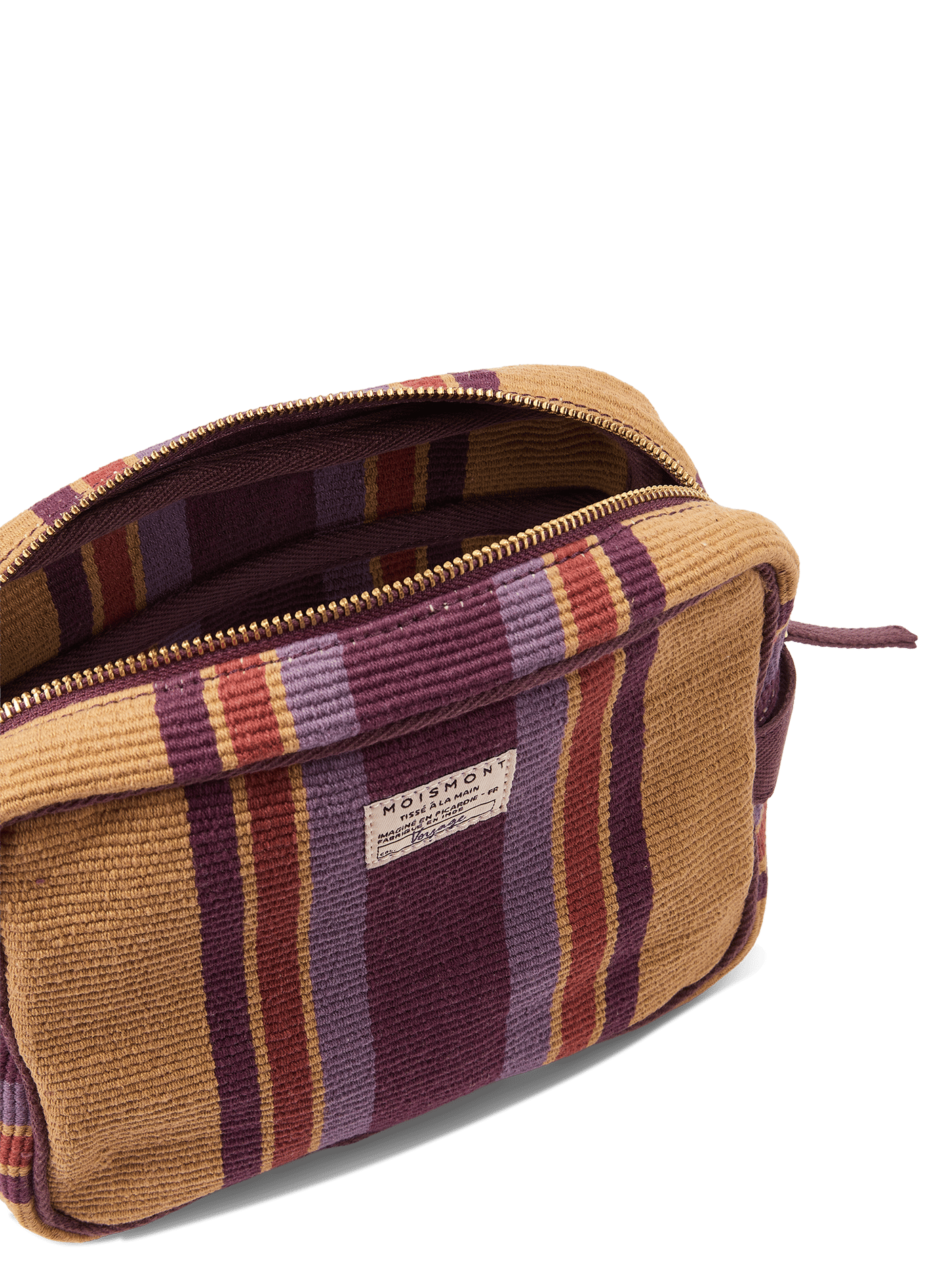 Trousse Bari Amazon en coton MOISMONT Marron