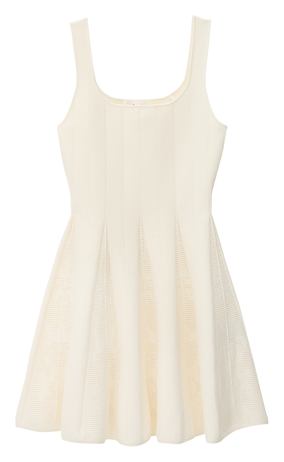 Robe courte col caré cattana BA&SH Beige