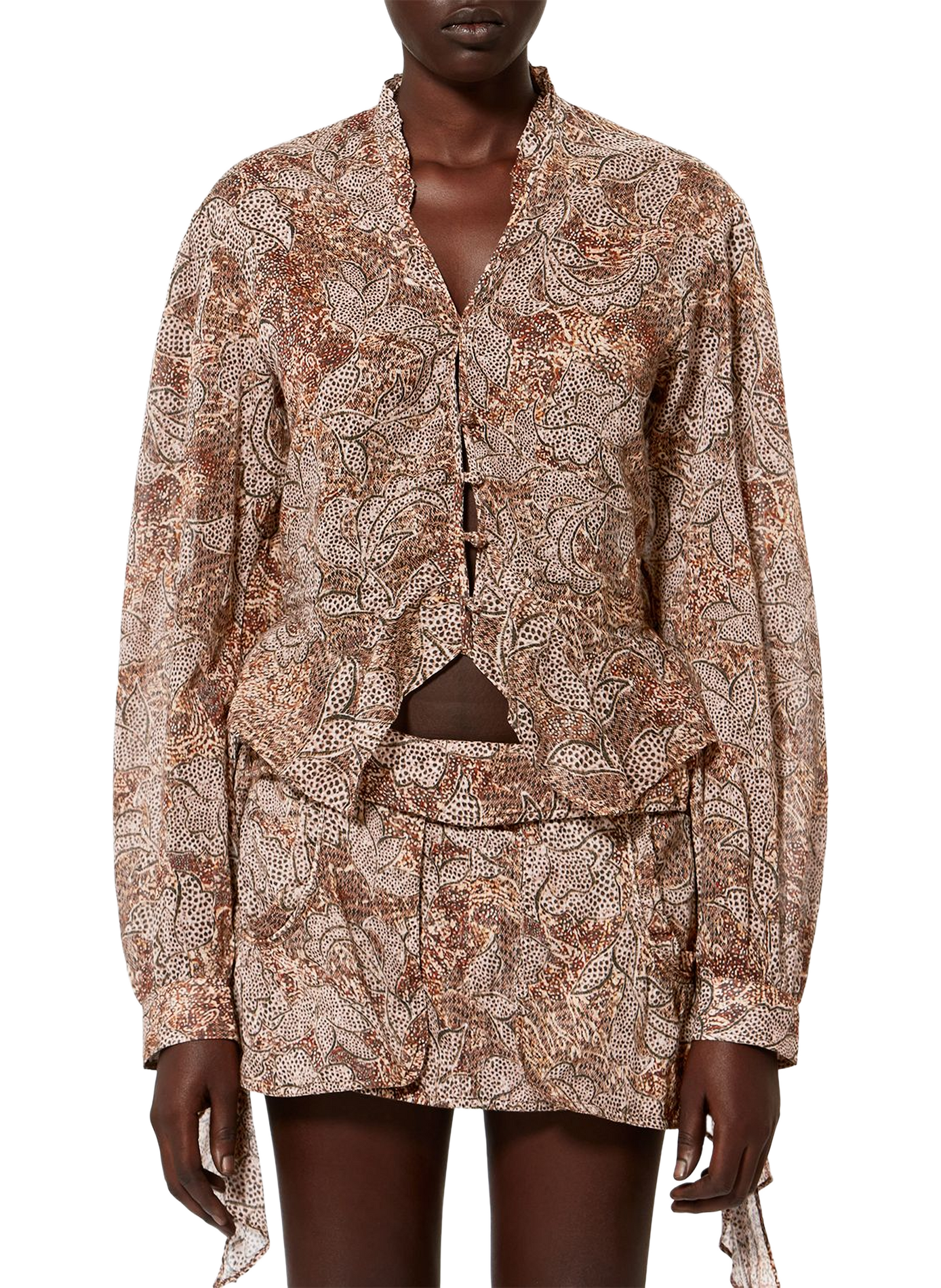 Ruffled cotton voile Celeny blouse ISABEL MARANT White