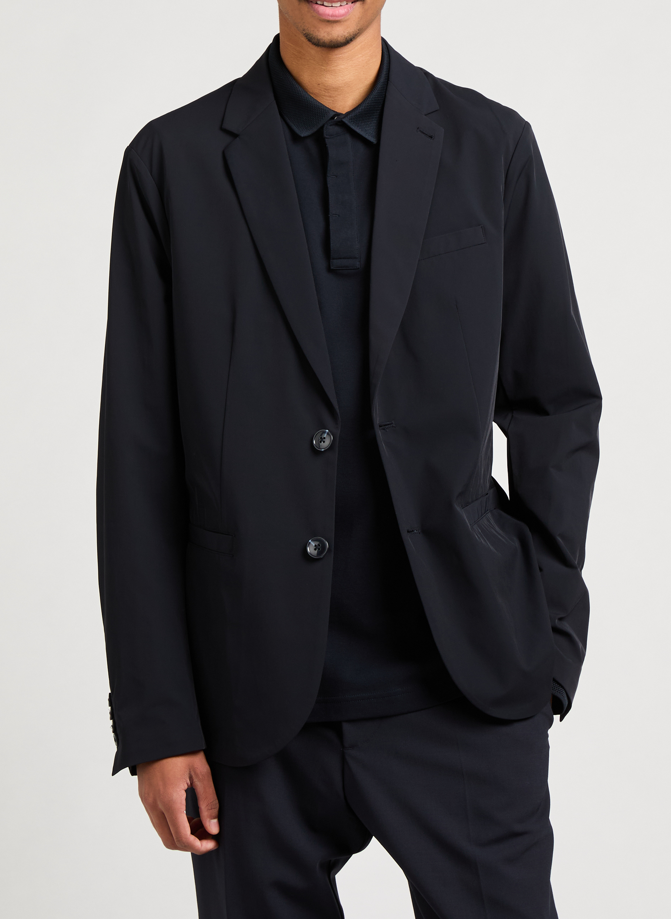 Einfarbige Jacke ARMANI EXCHANGE Blau