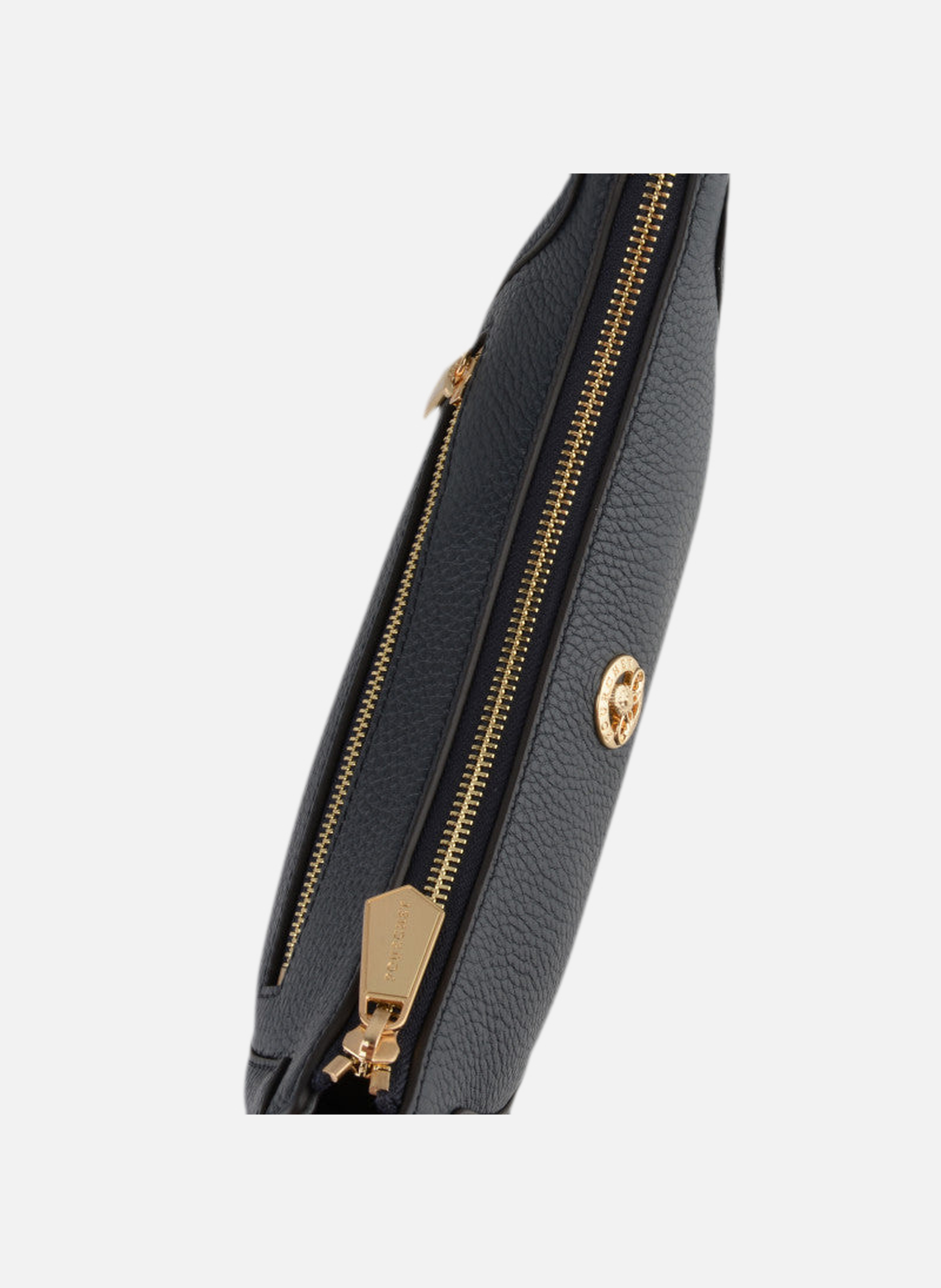 Image | sac porté épaule en cuir de vachette POURCHET Bleu