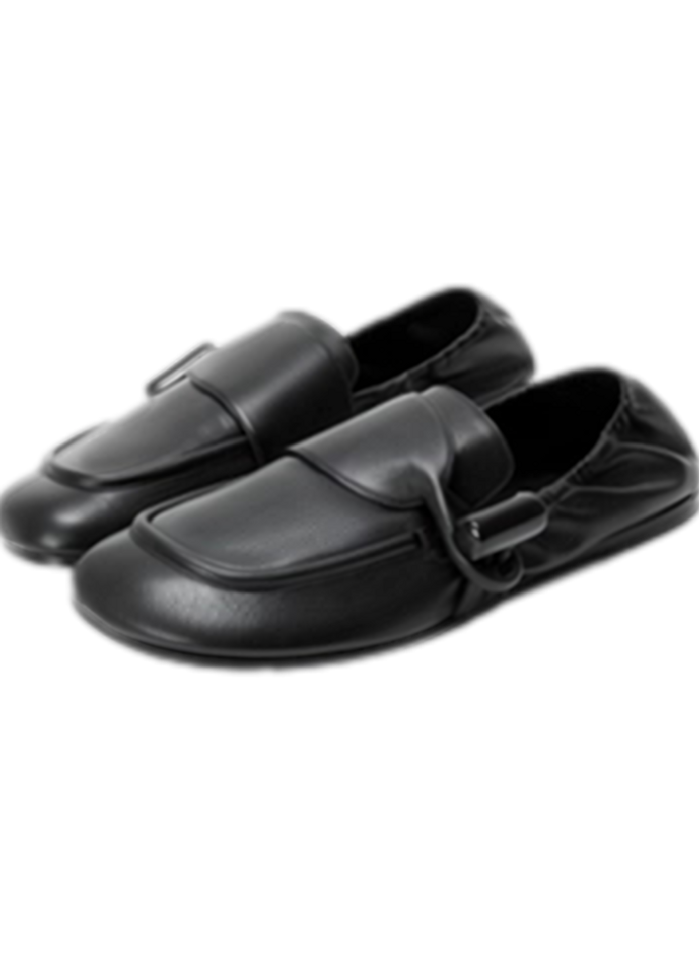 Toggle calf leather shiny smooth moccasins LOEWE Black
