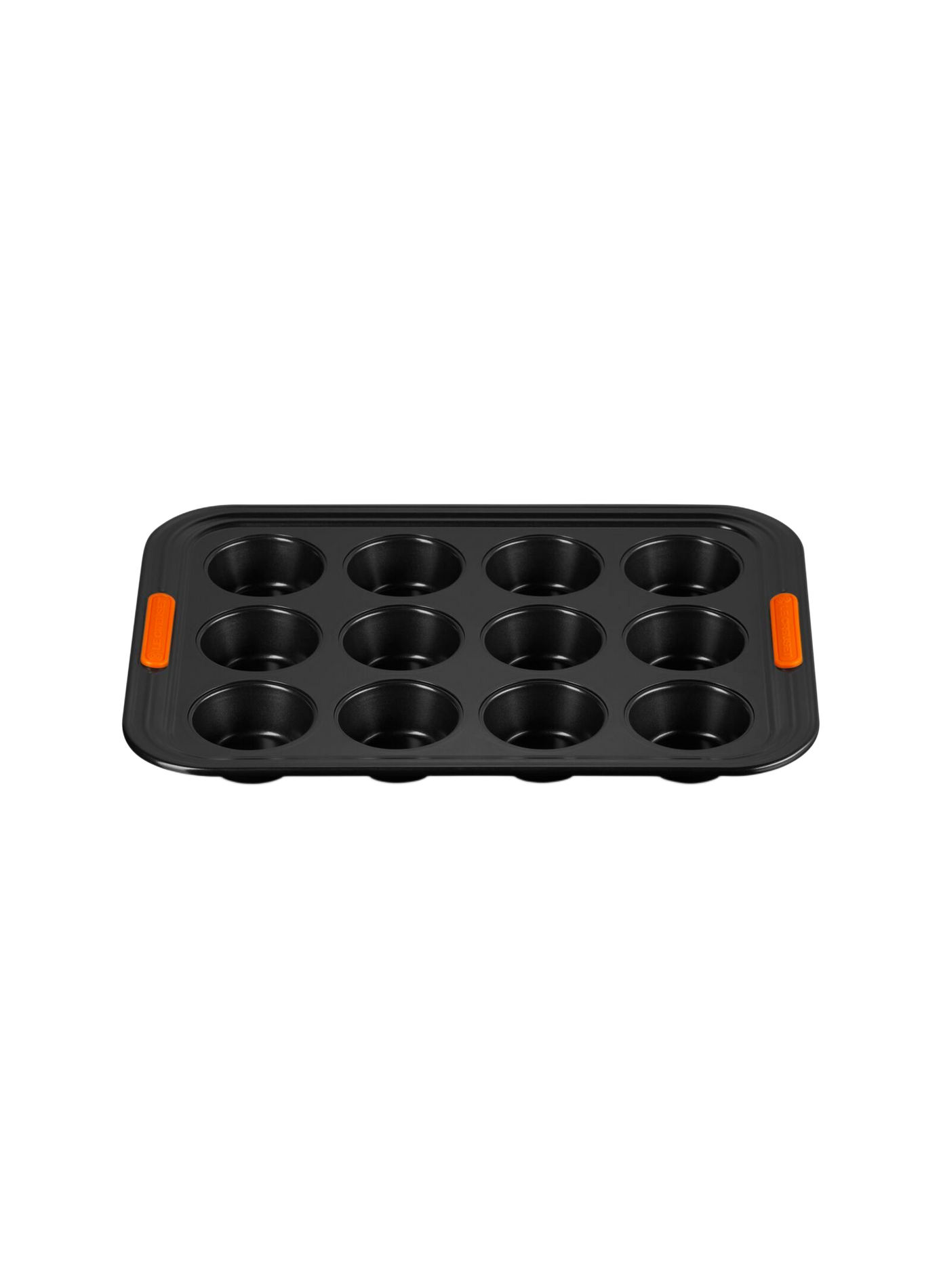 12-cup steel muffin pan LE CREUSET Black