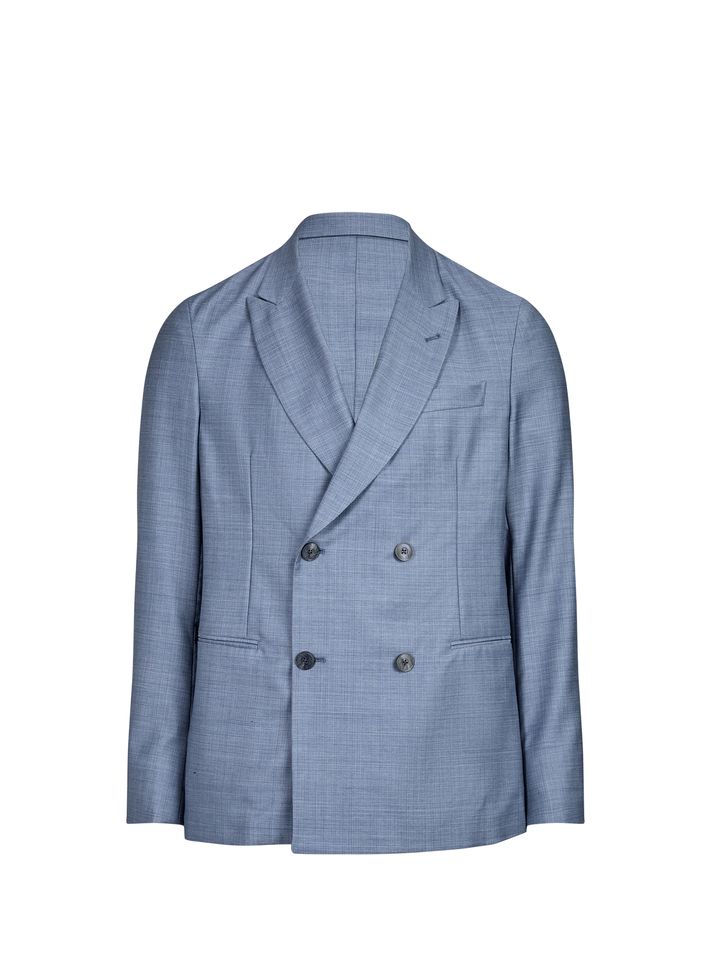 Two-piece virgin wool tweed suit EMPORIO ARMANI Blue
