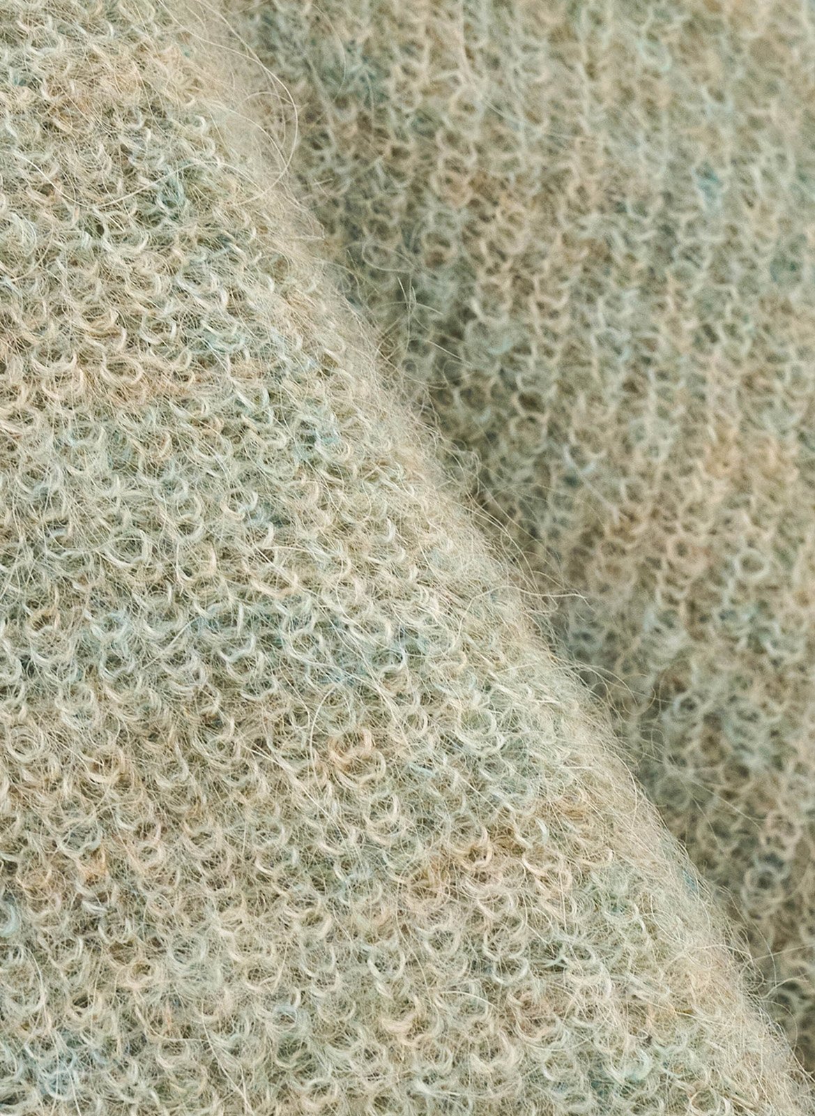Cardigan ample en laine mélangée isaac BA&SH Vert