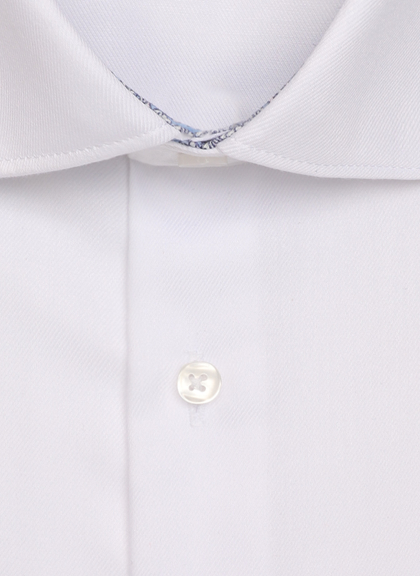 Straight classic collar shirt in cotton SEIDENSTICKER White