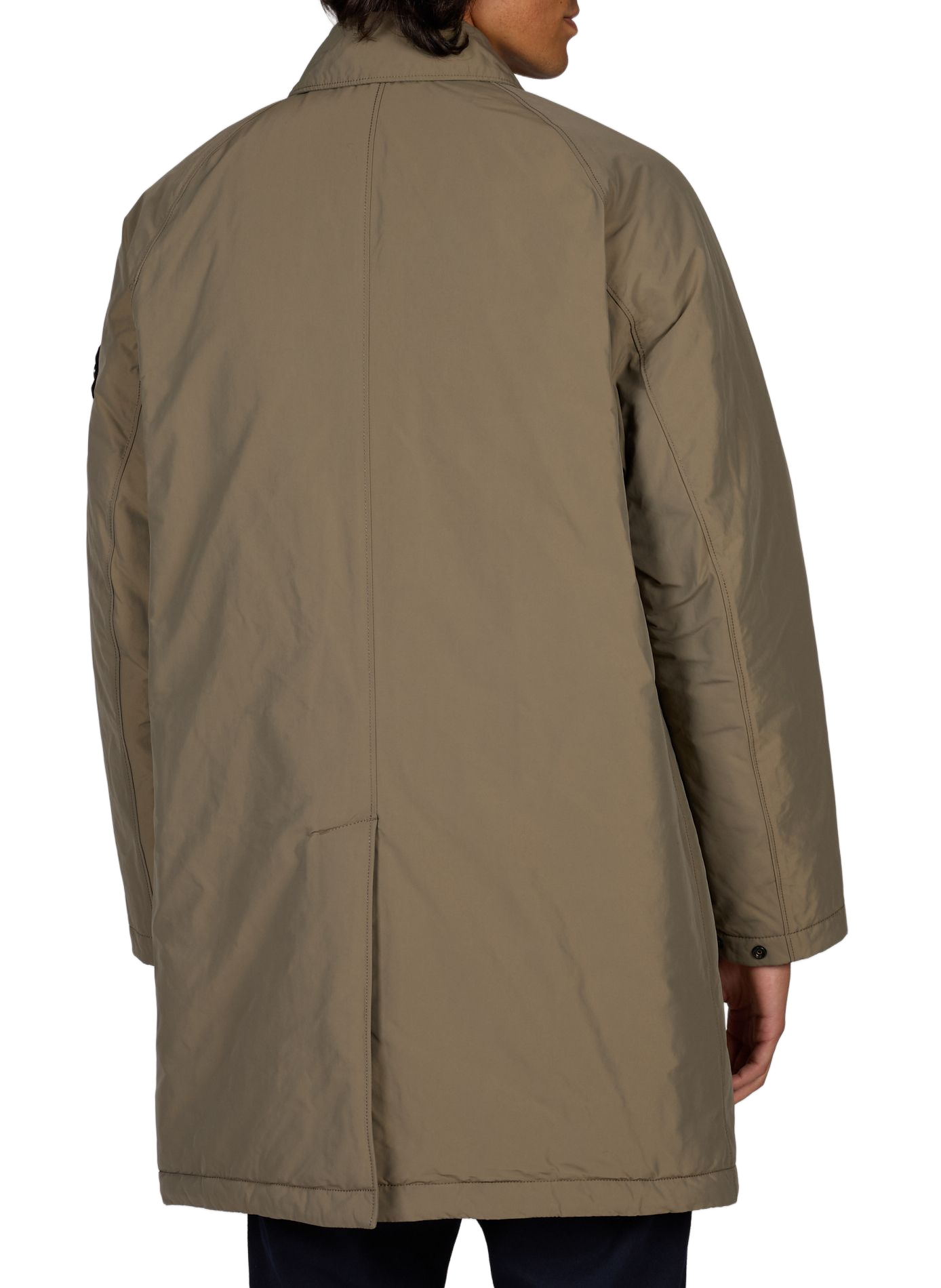 Zippered Reversible Coat STONE ISLAND Khaki
