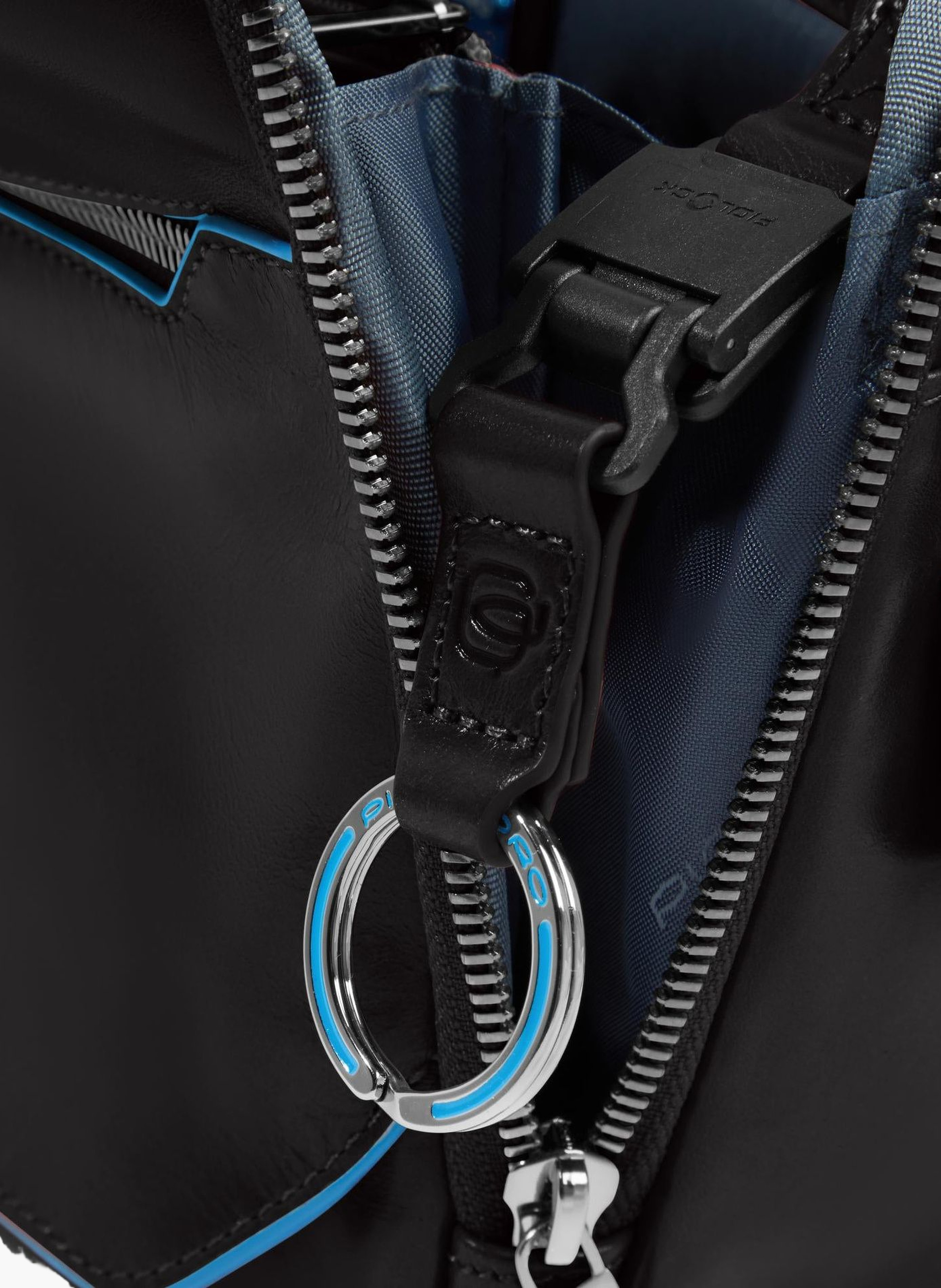 Sac bandoulière homme personnalisable PIQUADRO Noir