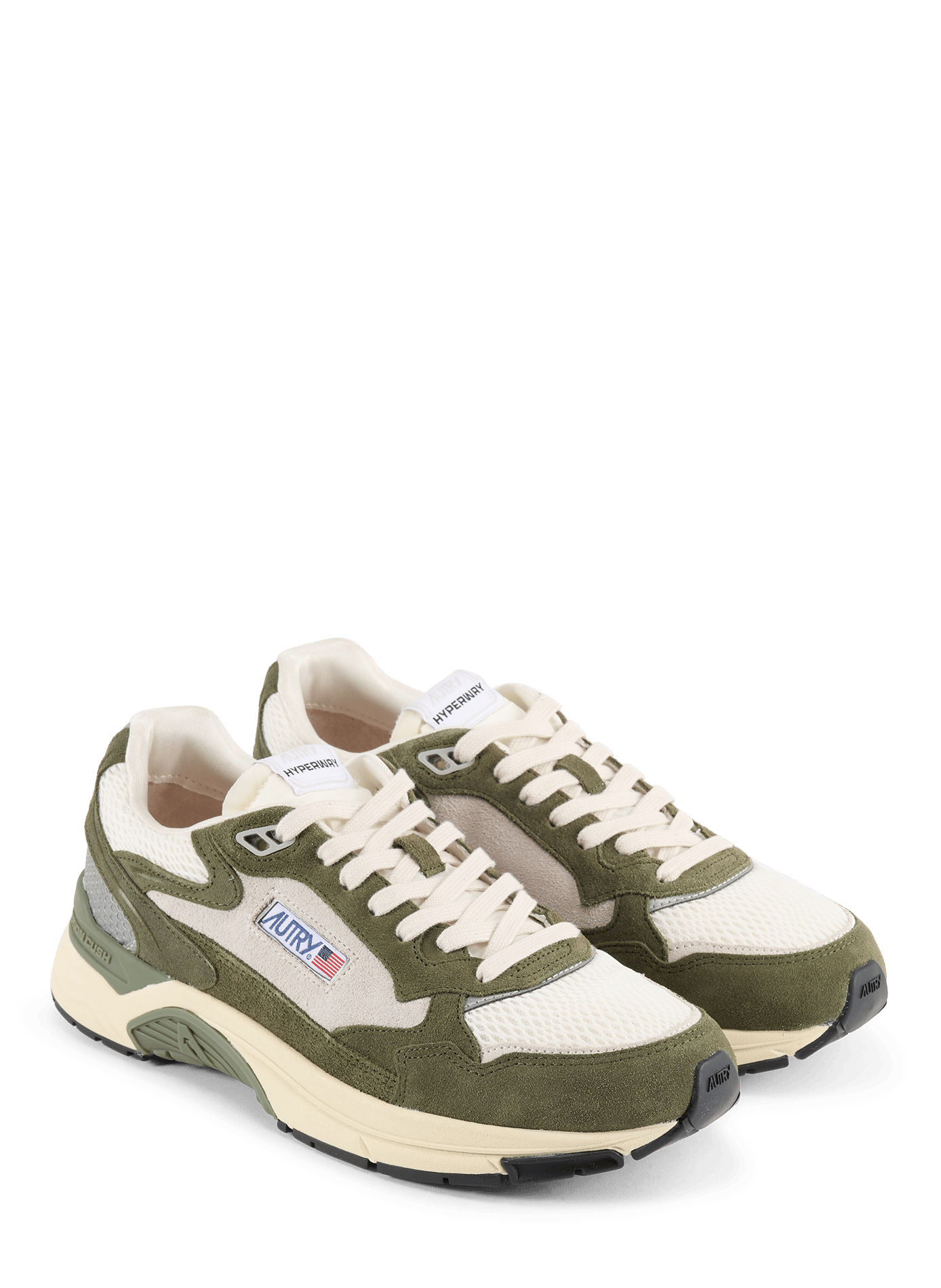 Baskets bi-matière Hyperway AUTRY Multicolore