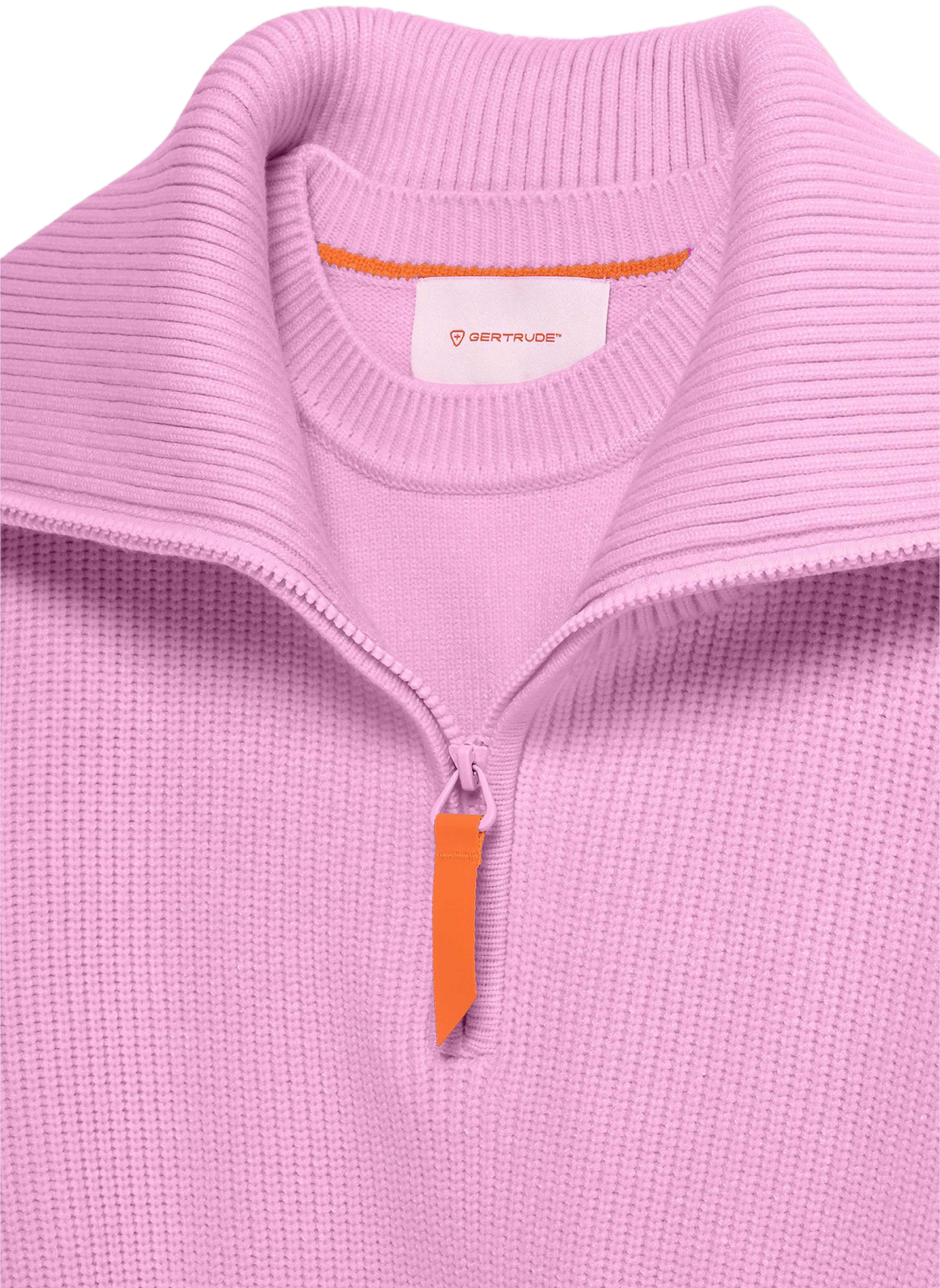 Pull court oversize en coton mélangé GERTRUDE Purple