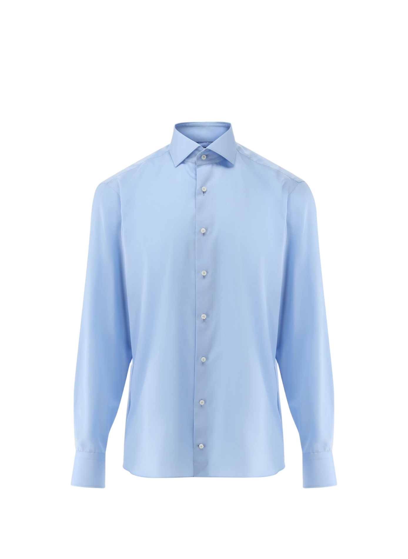 Plain cotton shirt VAN LAACK Blue