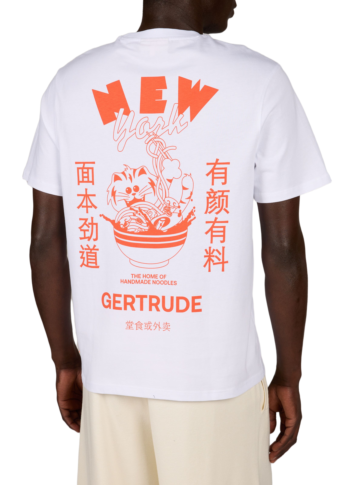 Straight cotton t-shirt GERTRUDE White