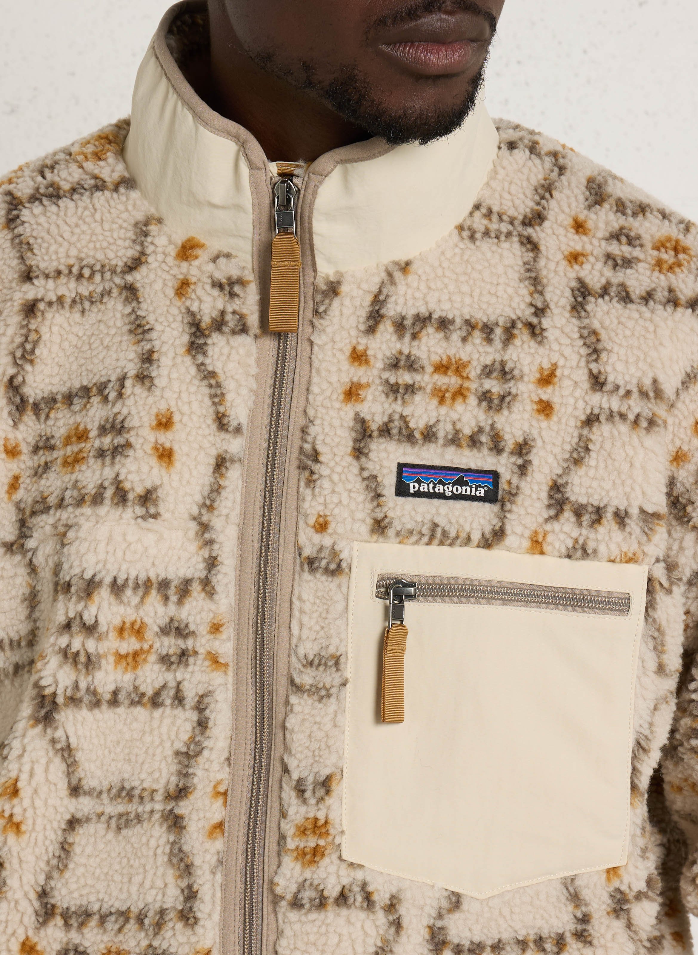 Effen vest PATAGONIA Beige