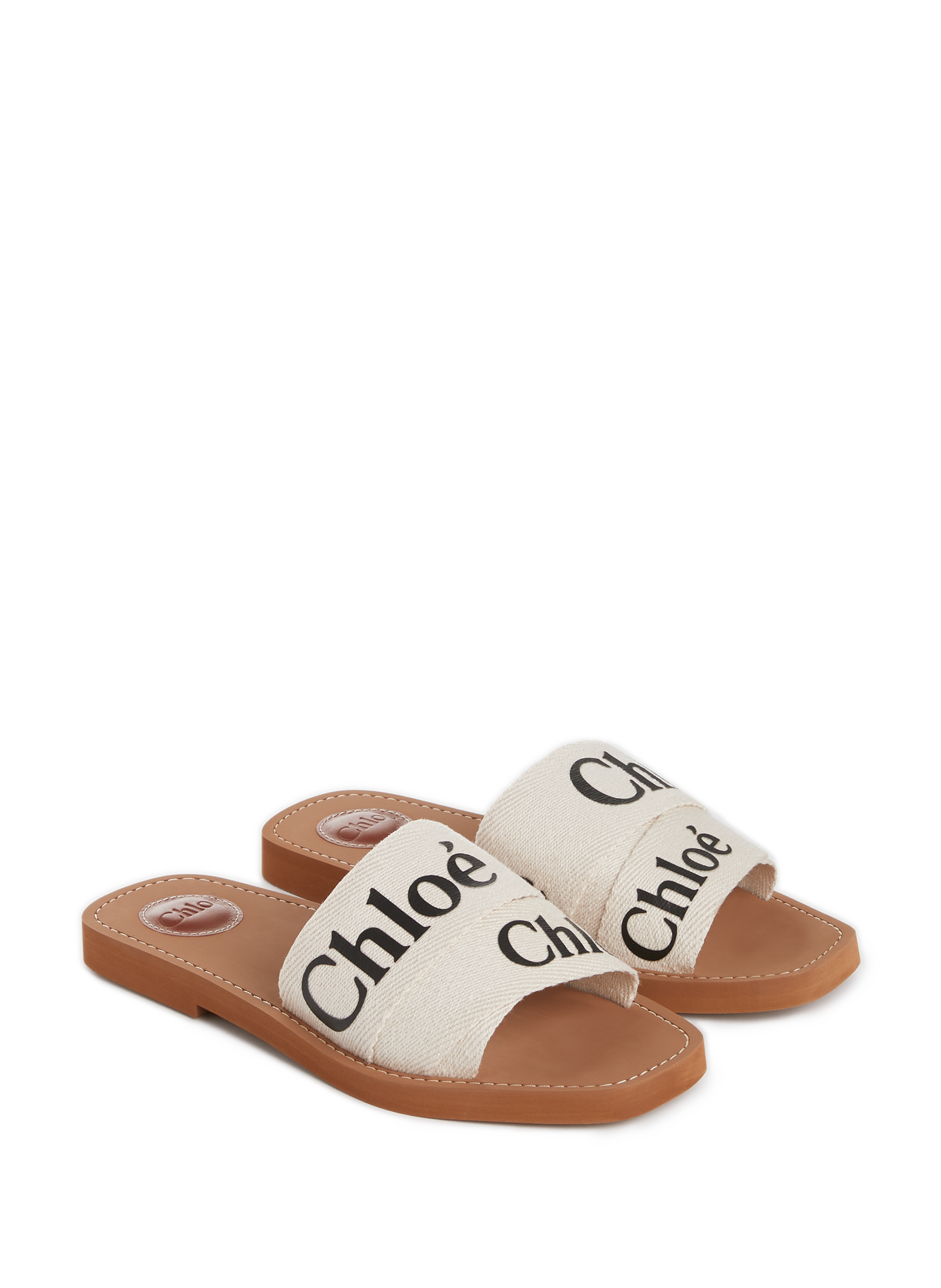 Mules Woody CHLOÉ Blanc