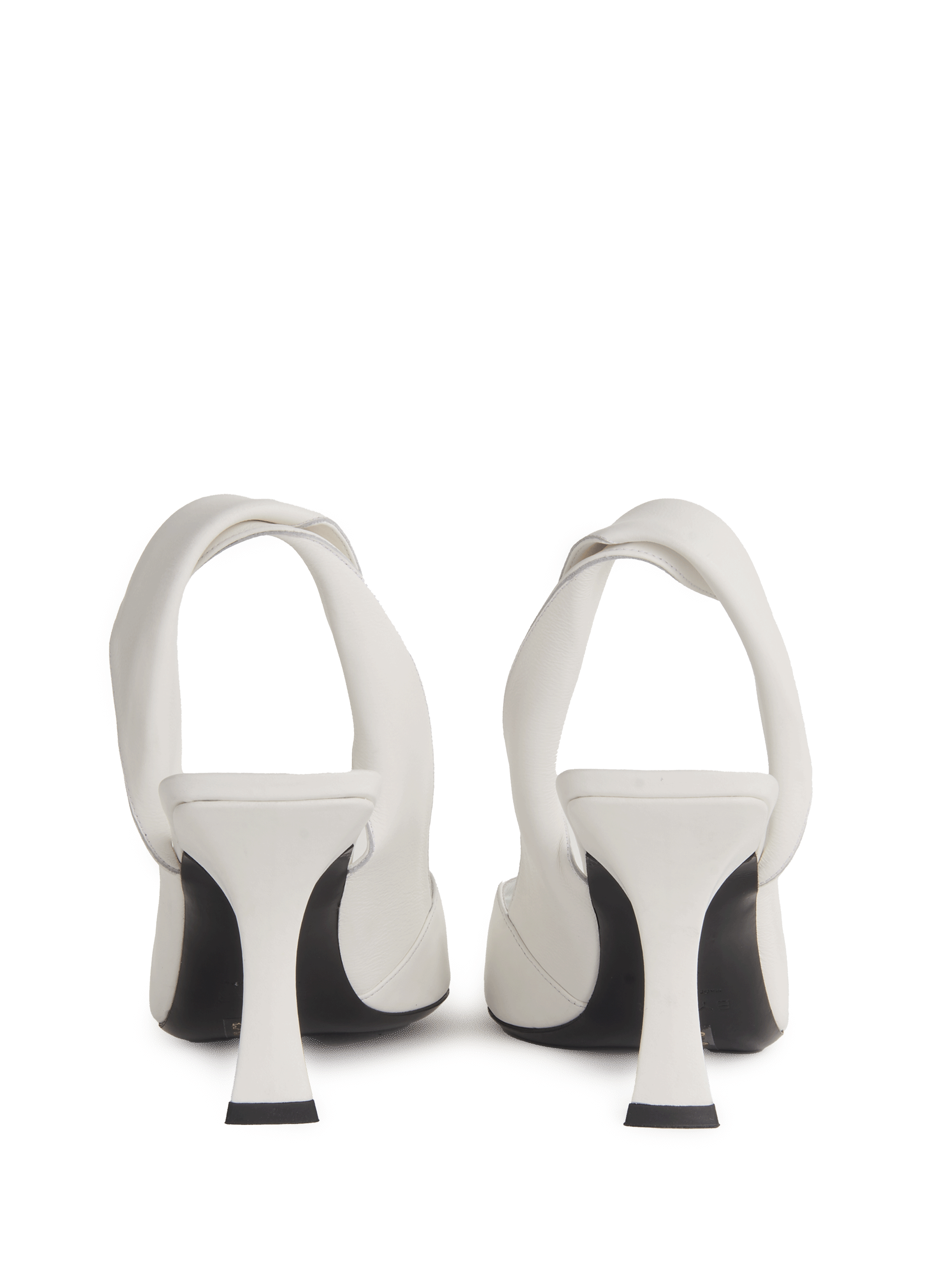 Escarpins en cuir BY FAR Blanc