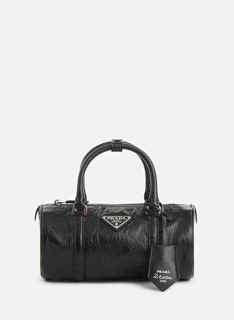 Mini leather bag BlackPRADA 