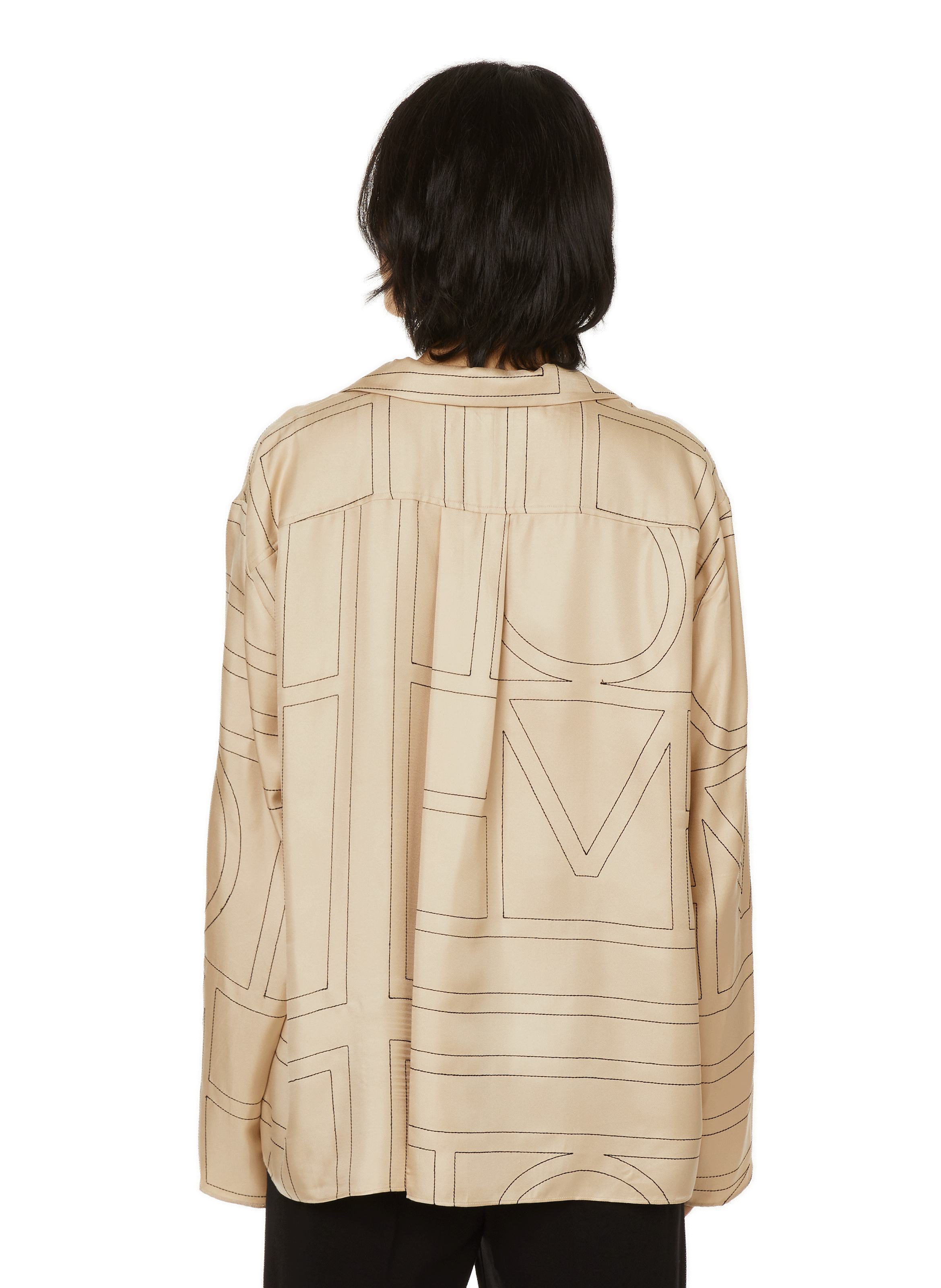 Silk shirt TOTEME Beige