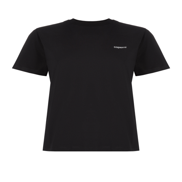 Shop Coperni Cotton T-shirt In Black