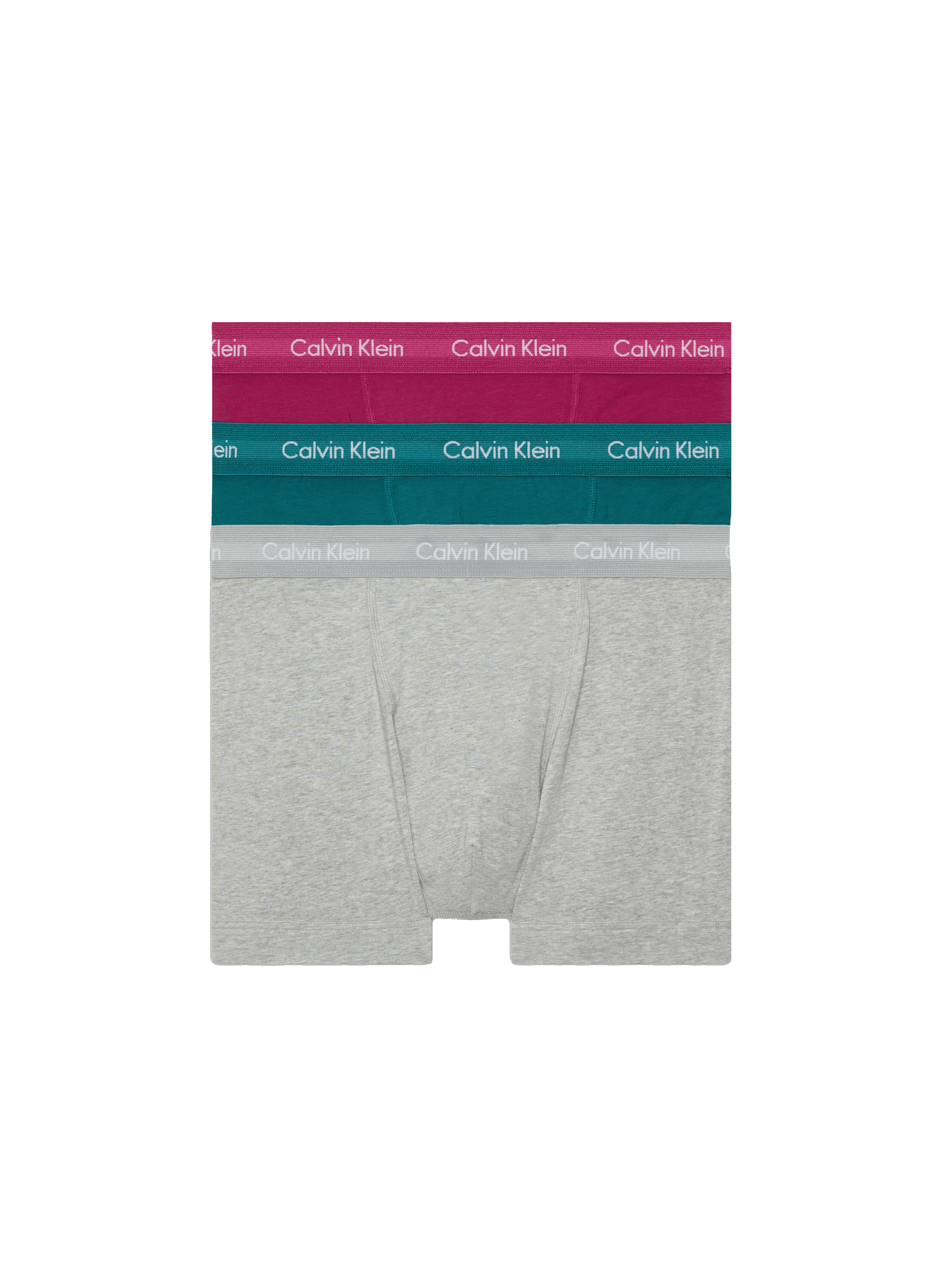 Lot de trois boxers en coton CALVIN KLEIN Multicolore