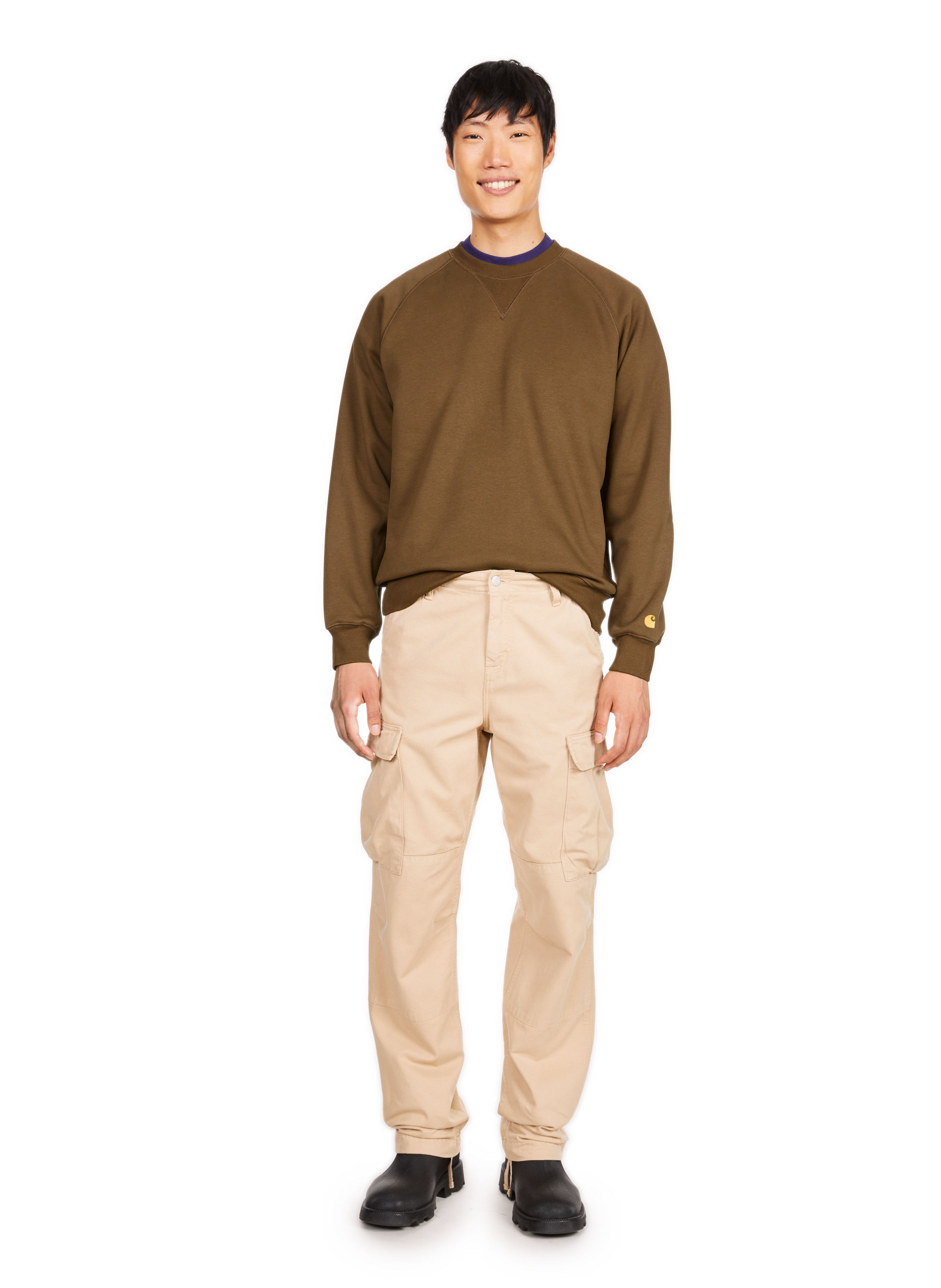 Trousers with pockets CARHARTT WIP Beige