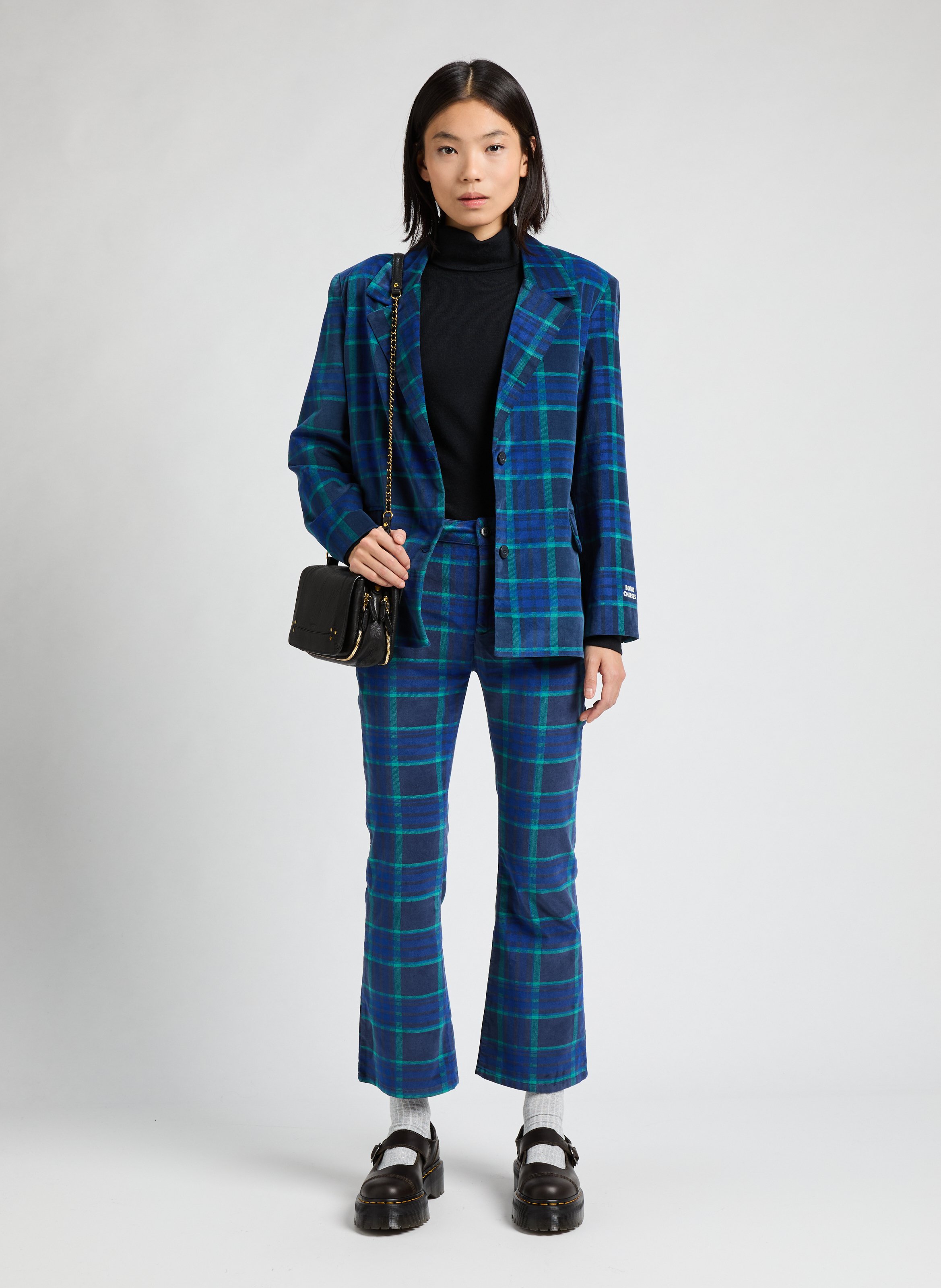 Sac à bandoulière Bobi en cuir de chèvre JÉRÔME DREYFUSS Noir