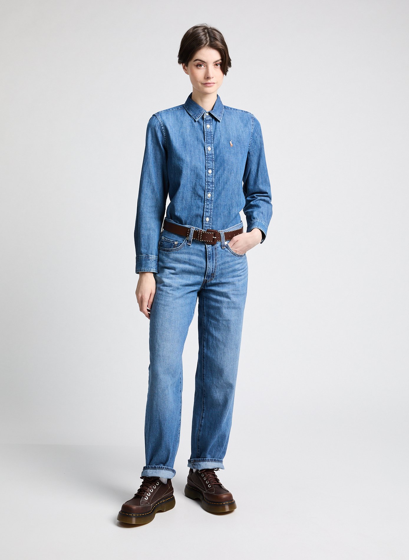 Chemise en jean POLO RALPH LAUREN Bleu