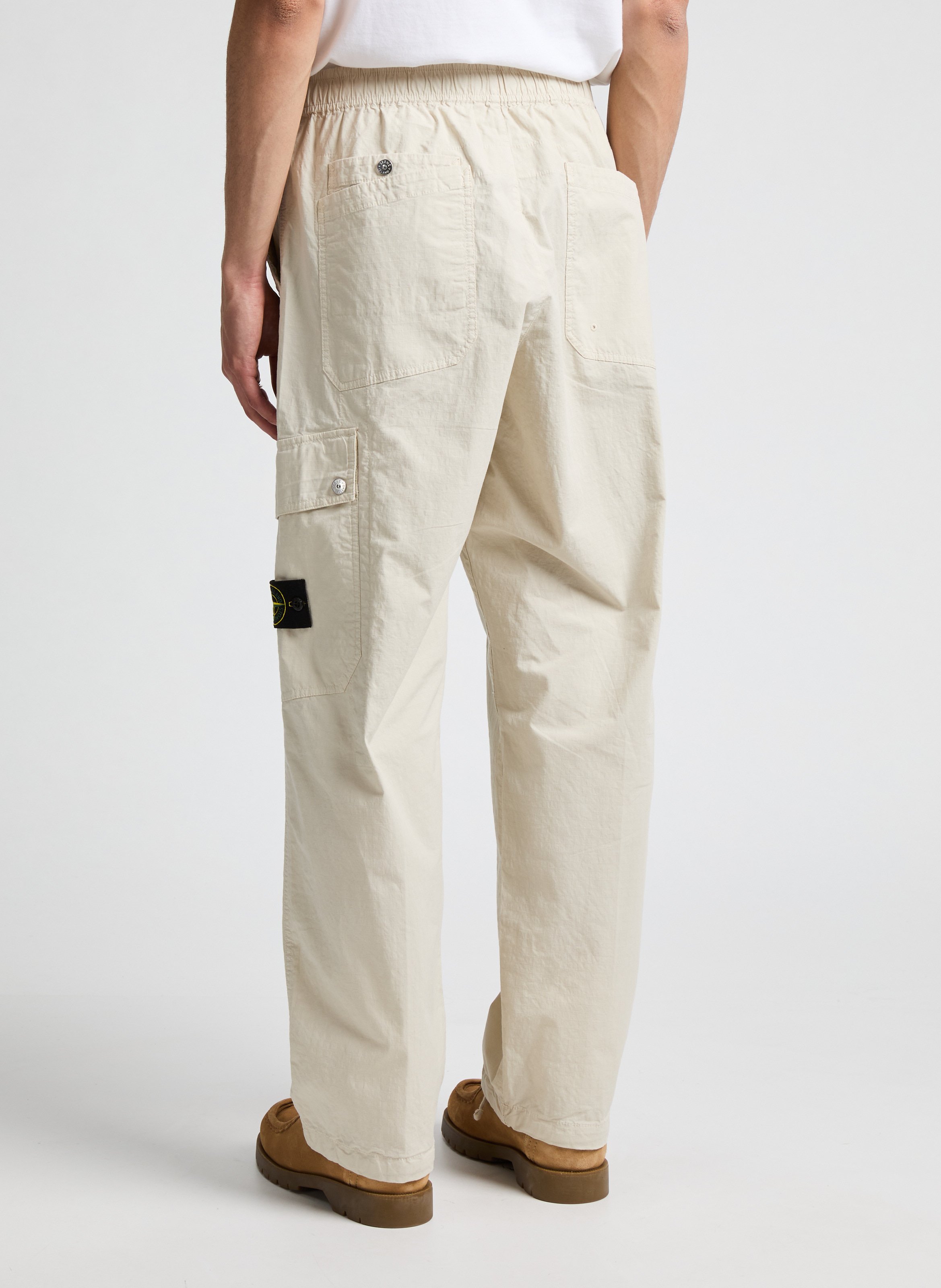 Cotton Cargo Pants STONE ISLAND Beige