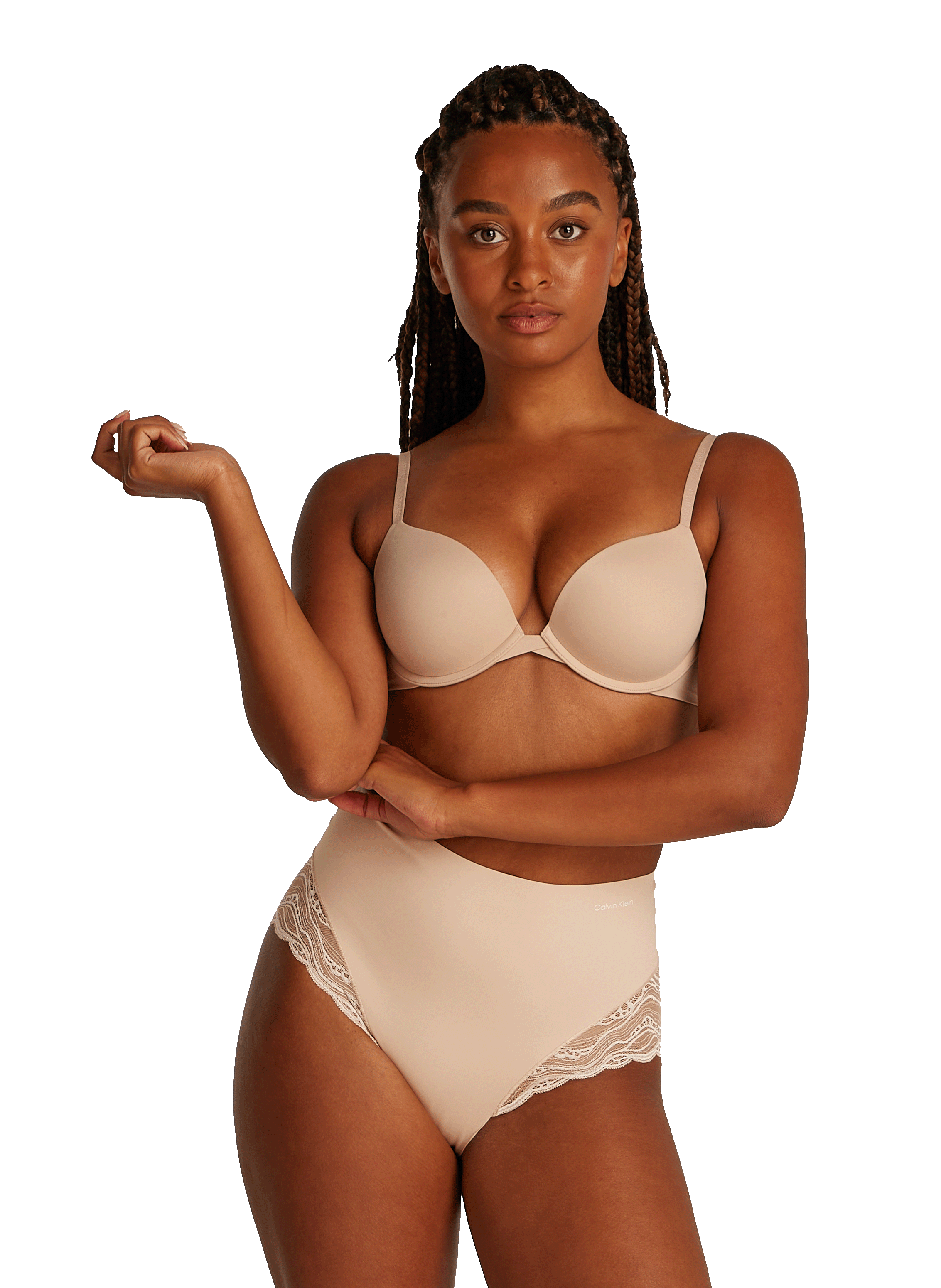 Lace culottes CALVIN KLEIN Beige