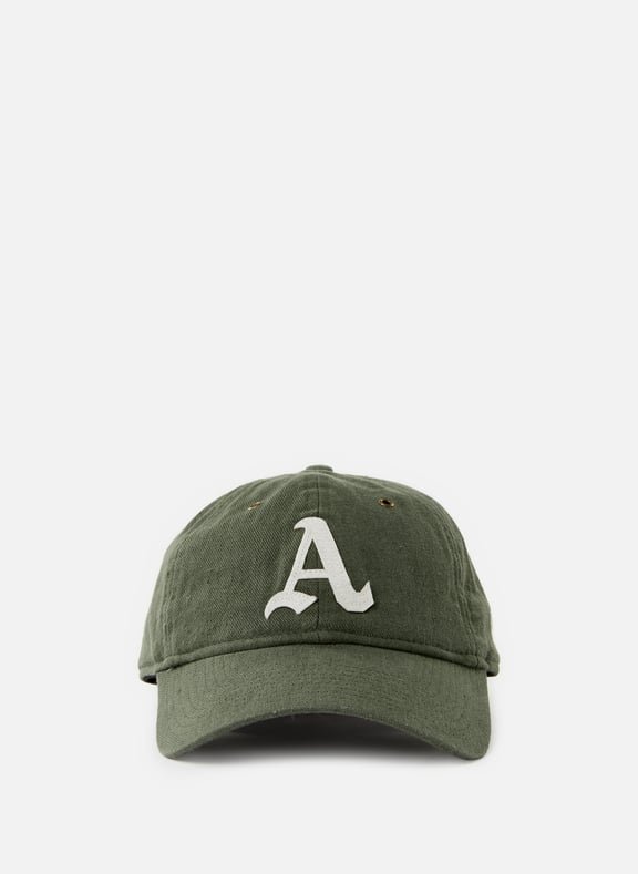 Ribbed cotton baseball cap Green by NEW ERA NEW ERA Ribbed cotton baseball cap Green
