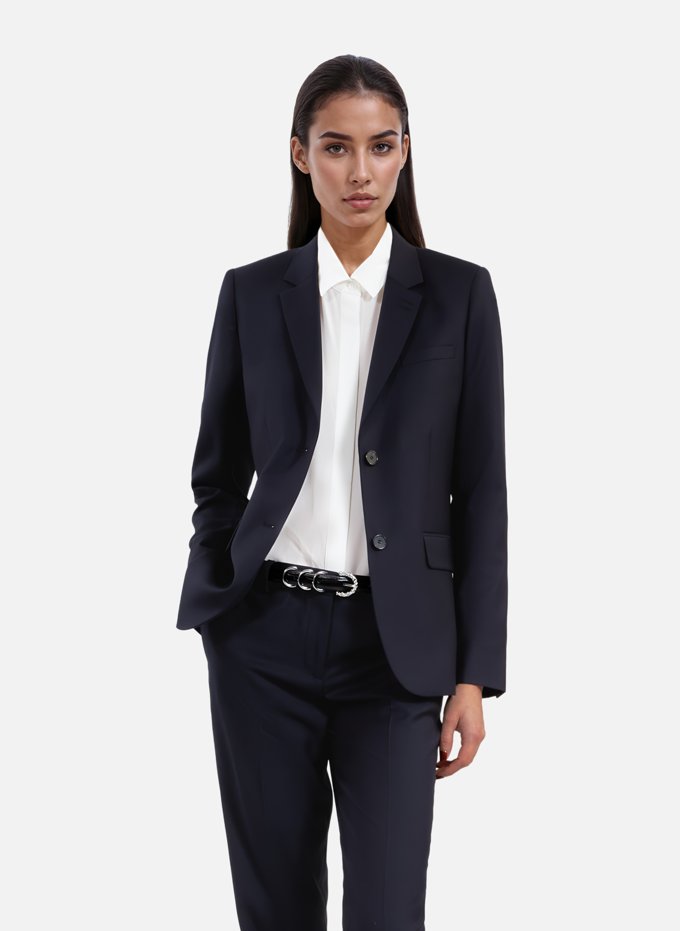 Veste de costume en laine coupe cintrée THE KOOPLES Bleu