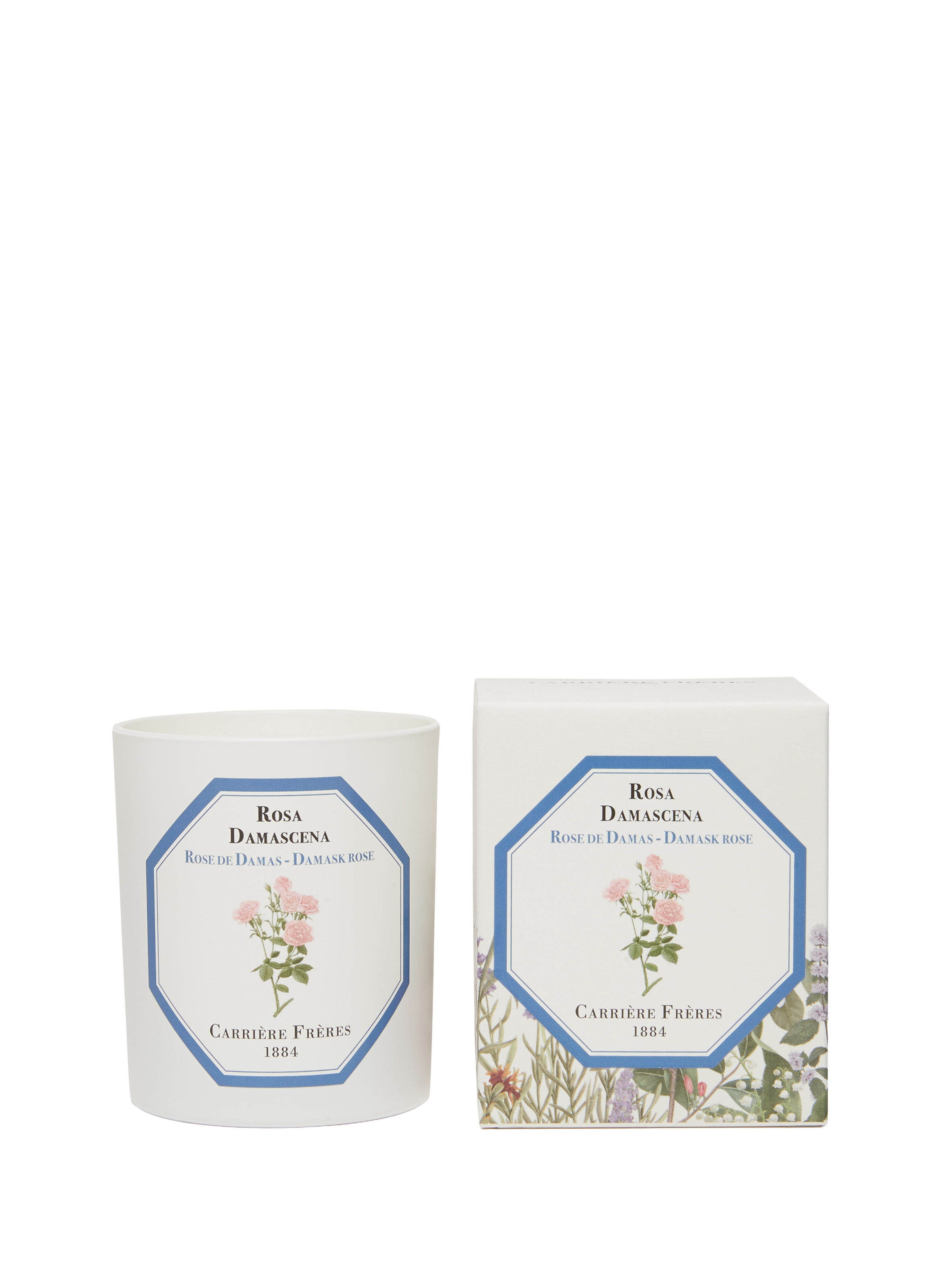 Rose of Damascus Scented Candle - Rosa Damascena - 185 g (6.5 oz) CARRIERE FRERES No color