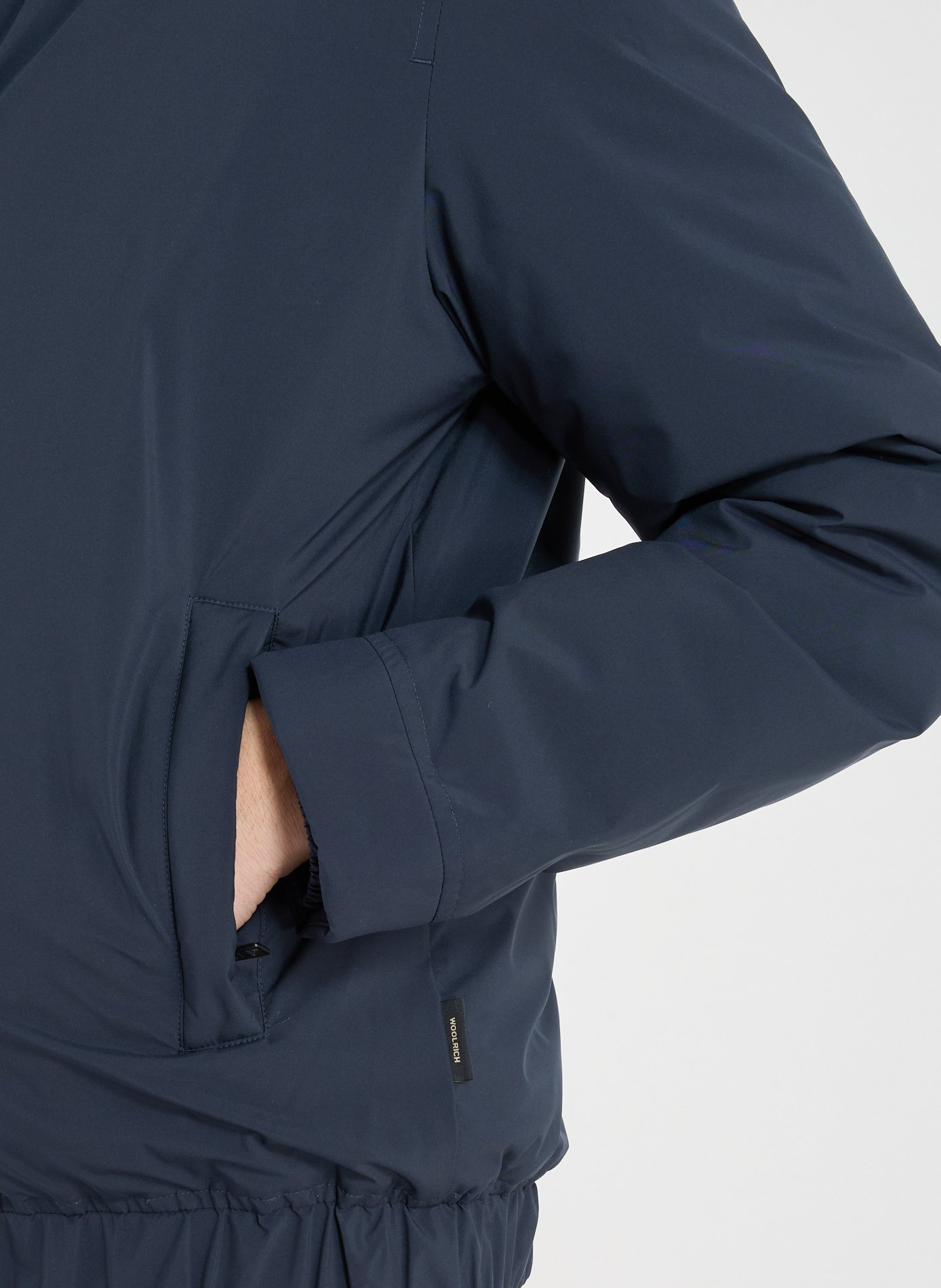 Veste droite à col classique WOOLRICH Bleu